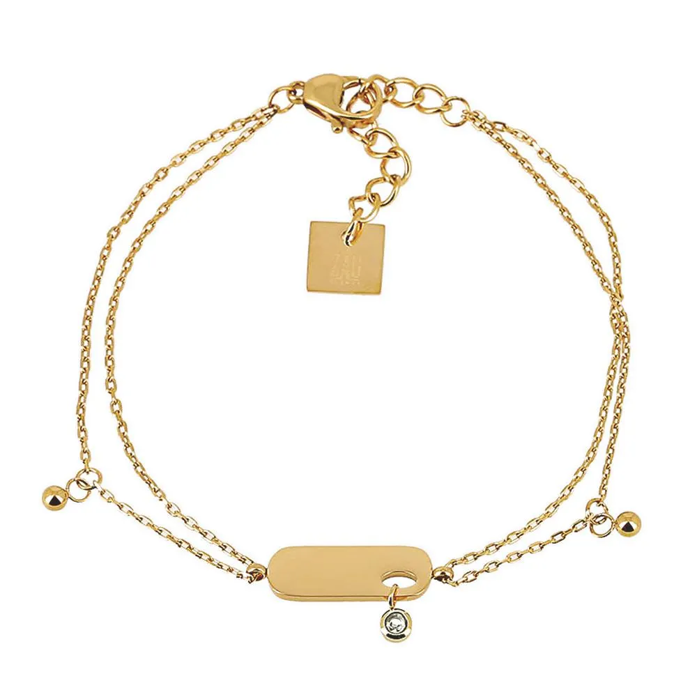 ZAG acél karkötő Nour