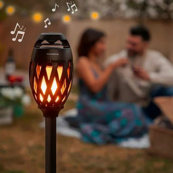 Fáklya hangulatú LED-es bluetooth kihangosító