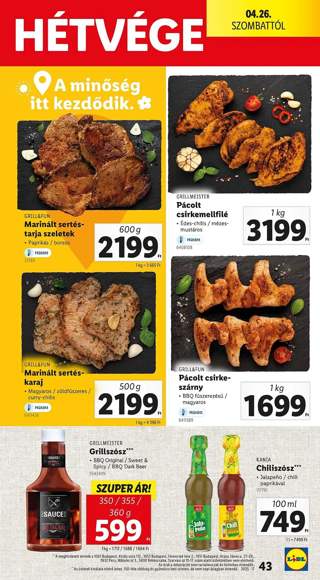 Katalógus Lidl akciós újság április 24.-tól április 29.-ig 2025. - Oldal 43