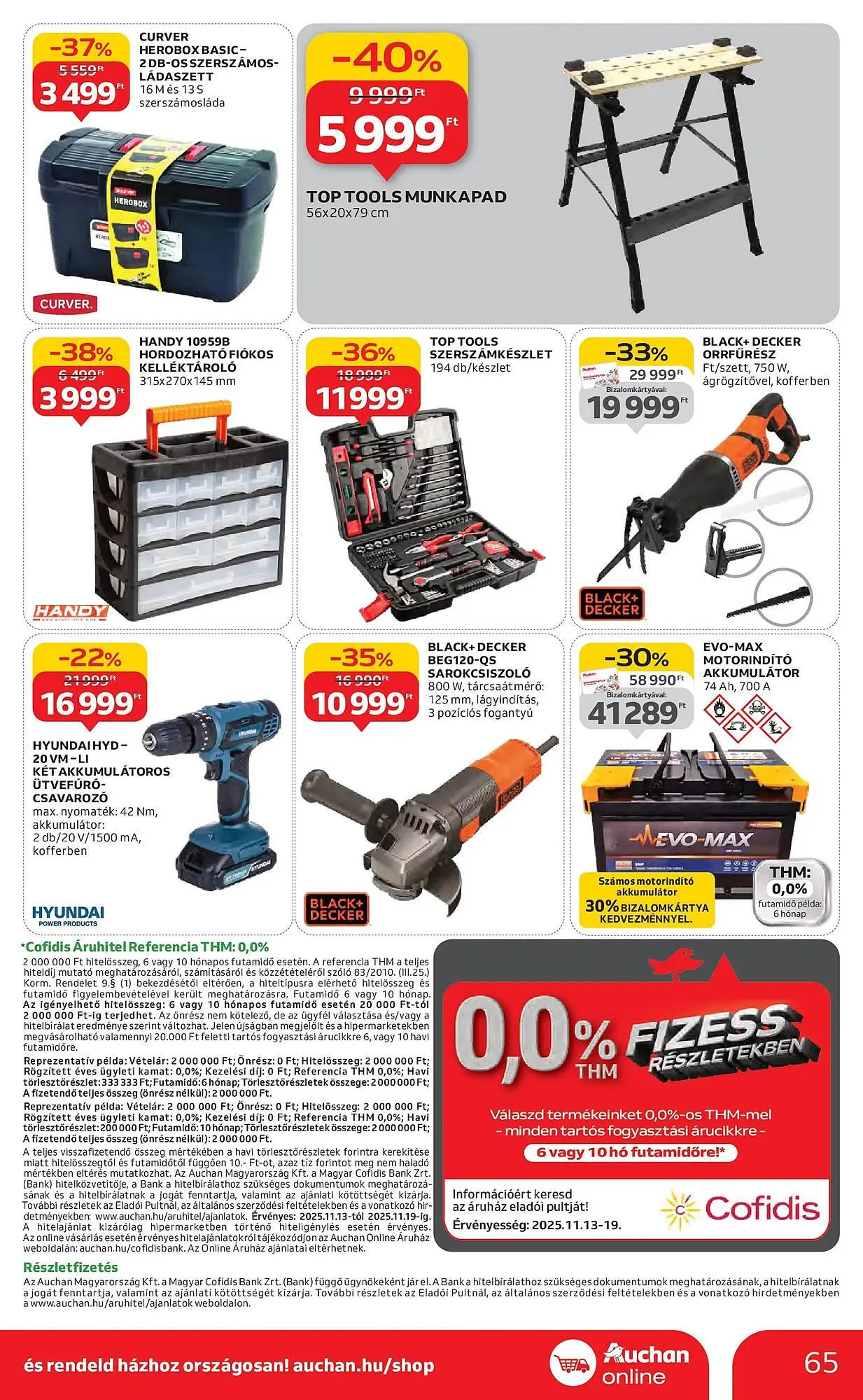 Katalógus Auchan akciós újság november 13.-tól november 19.-ig 2025. - Oldal 65