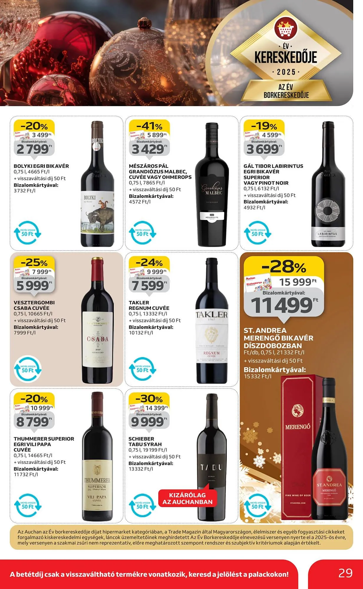 Katalógus Auchan akciós újság november 20.-tól december 24.-ig 2025. - Oldal 29