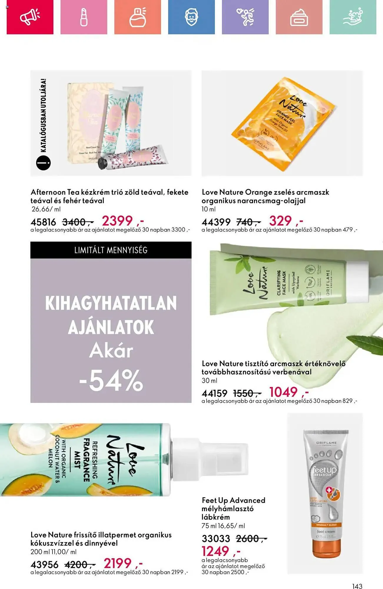 Katalógus Oriflame akciós újság április 13.-tól május 3.-ig 2025. - Oldal 143