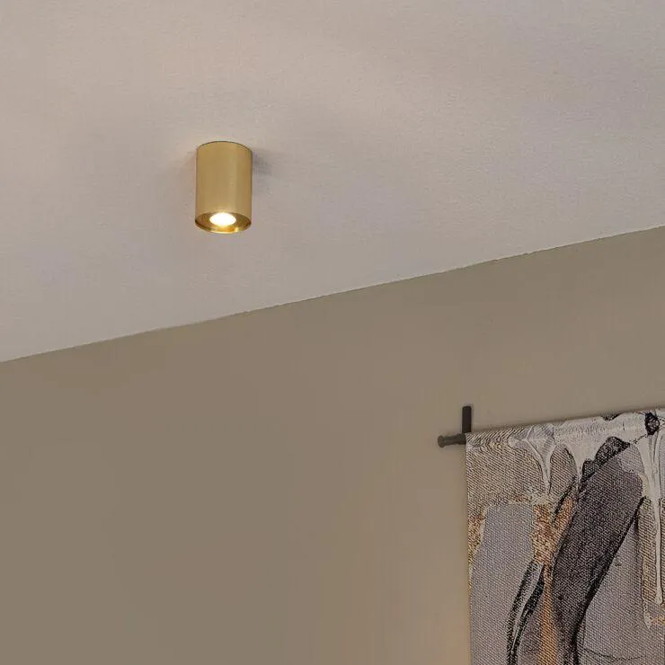 Arany / sárgaréz forgatható és dönthető spotlámpa - Rondoo fel