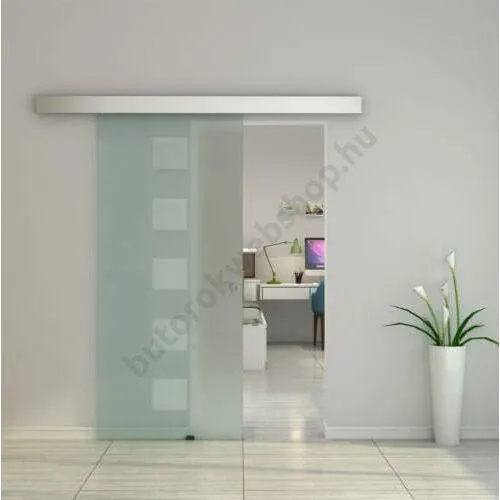 Alabama üveg tolóajtó, savmart, széles, G43