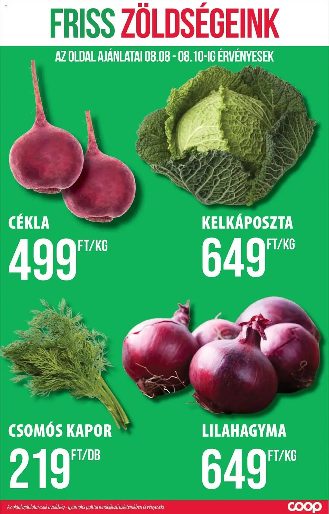 Katalógus Coop akciós újság augusztus 7.-tól augusztus 13.-ig 2025. - Oldal 2