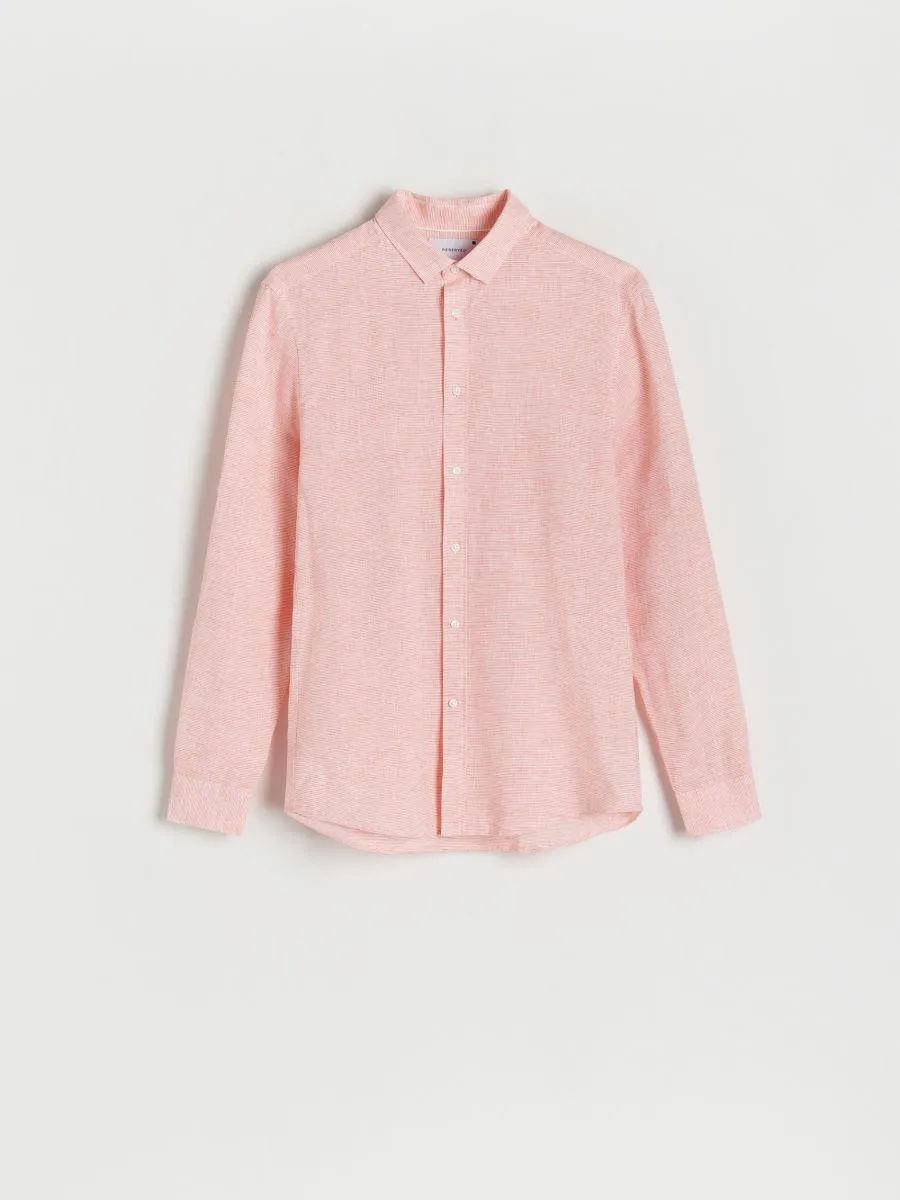 Regular fit ing lenkeverékből