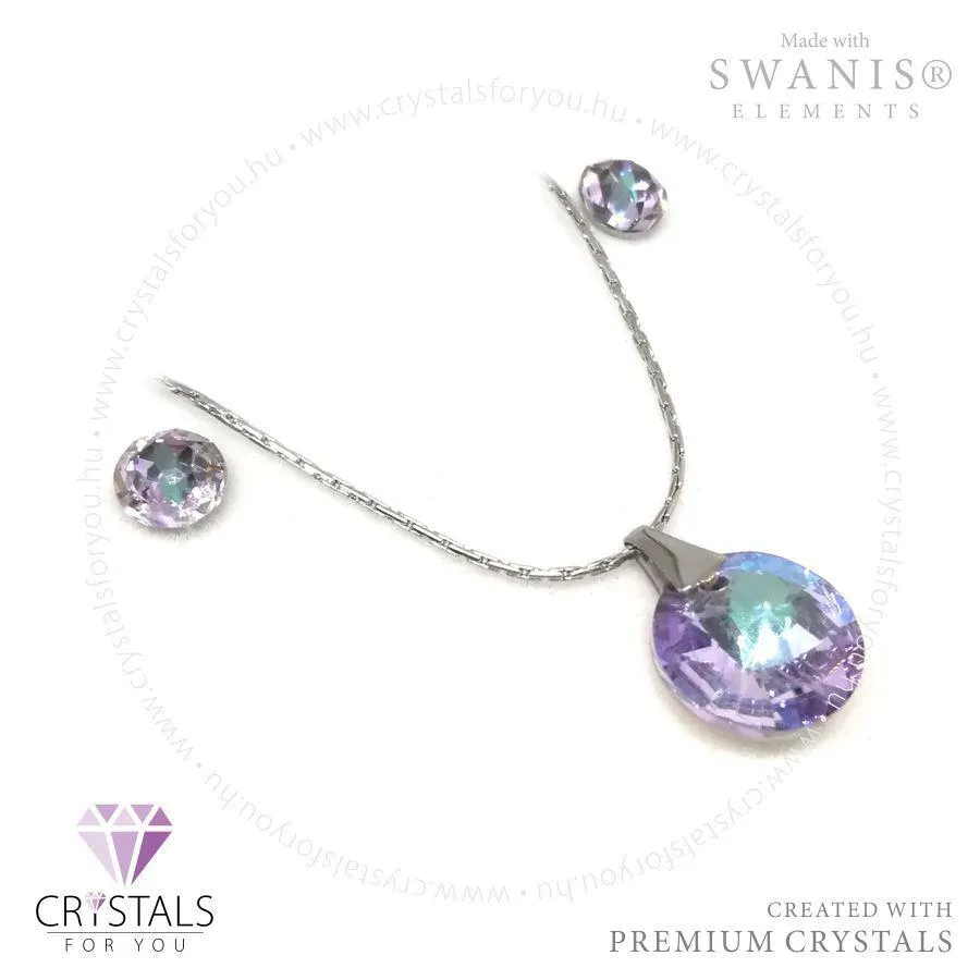 Kör medálos szett csúcsos Swanis® prémium kristállyal díszítve