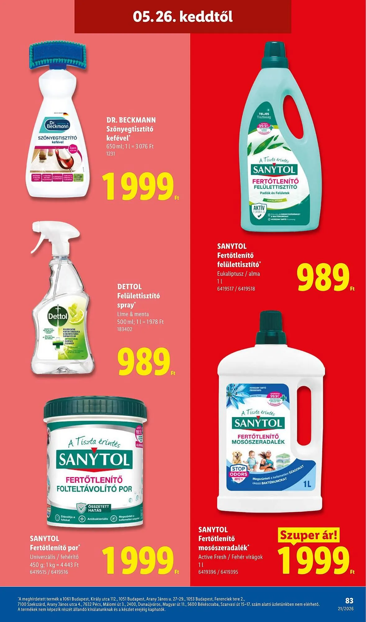 Katalógus Lidl akciós újság május 21.-tól május 27.-ig 2026. - Oldal 83