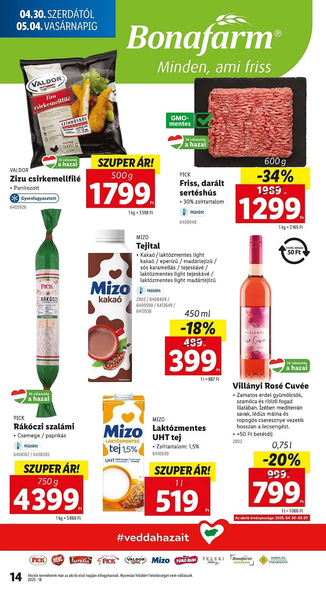 Katalógus Lidl akciós újság április 30.-tól május 4.-ig 2025. - Oldal 14