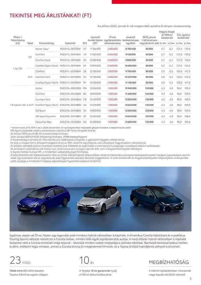 Katalógus Toyota Corolla Sedan január 17.-tól január 17.-ig 2026. - Oldal 5