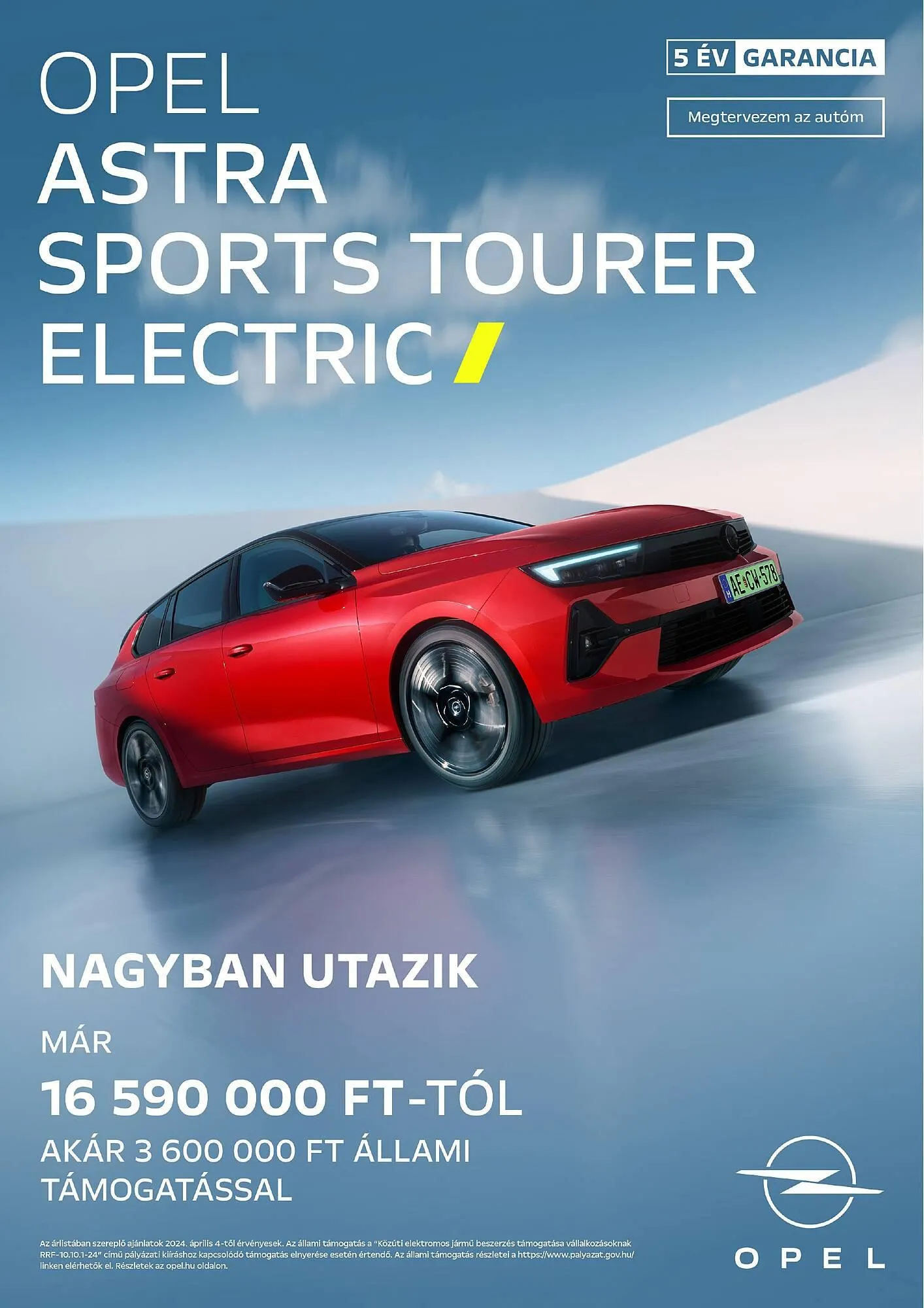 Katalógus Opel Astra Sports Tourer Electric akciós újság július 5.-tól december 31.-ig 2024. - Oldal 1
