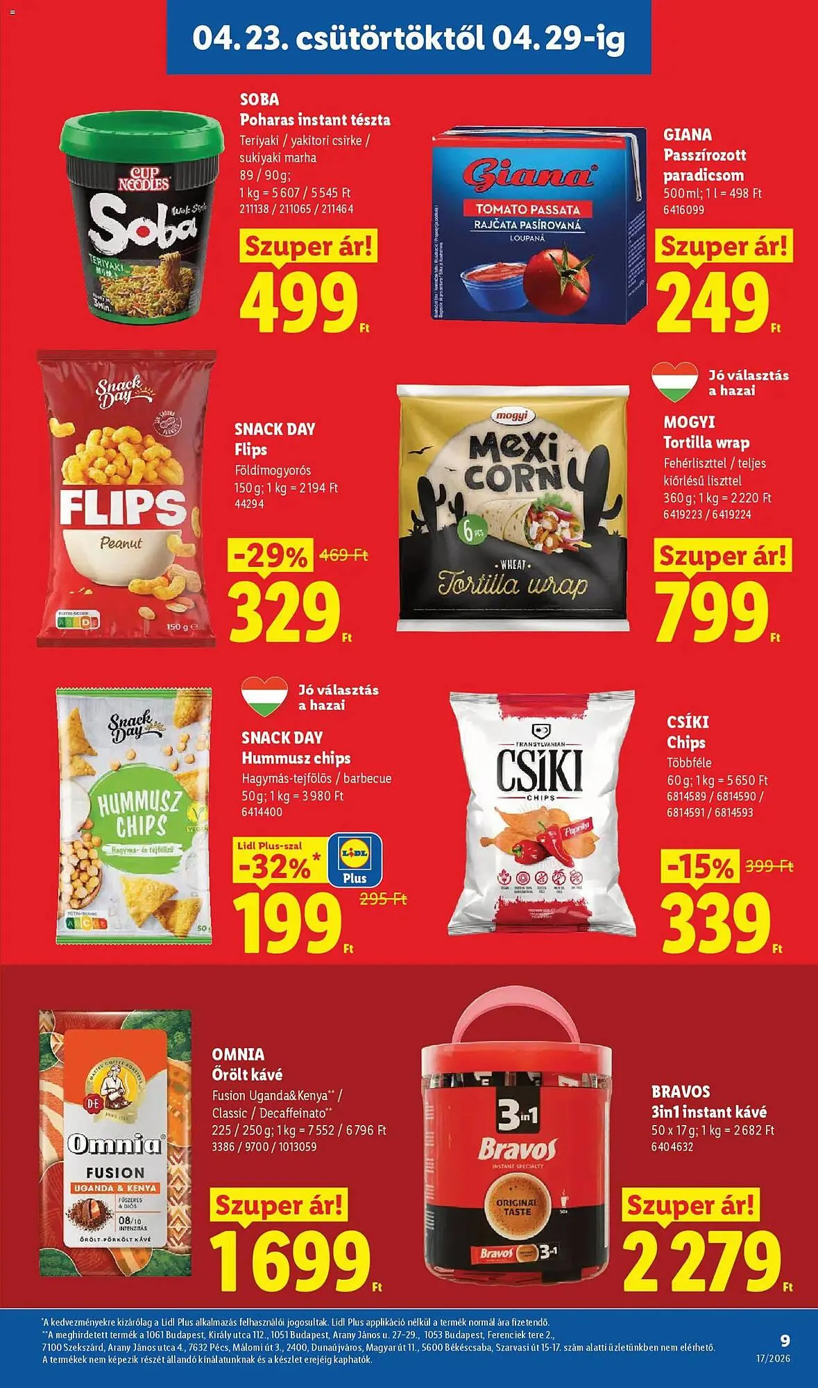 Katalógus Lidl akciós újság április 23.-tól április 29.-ig 2026. - Oldal 9