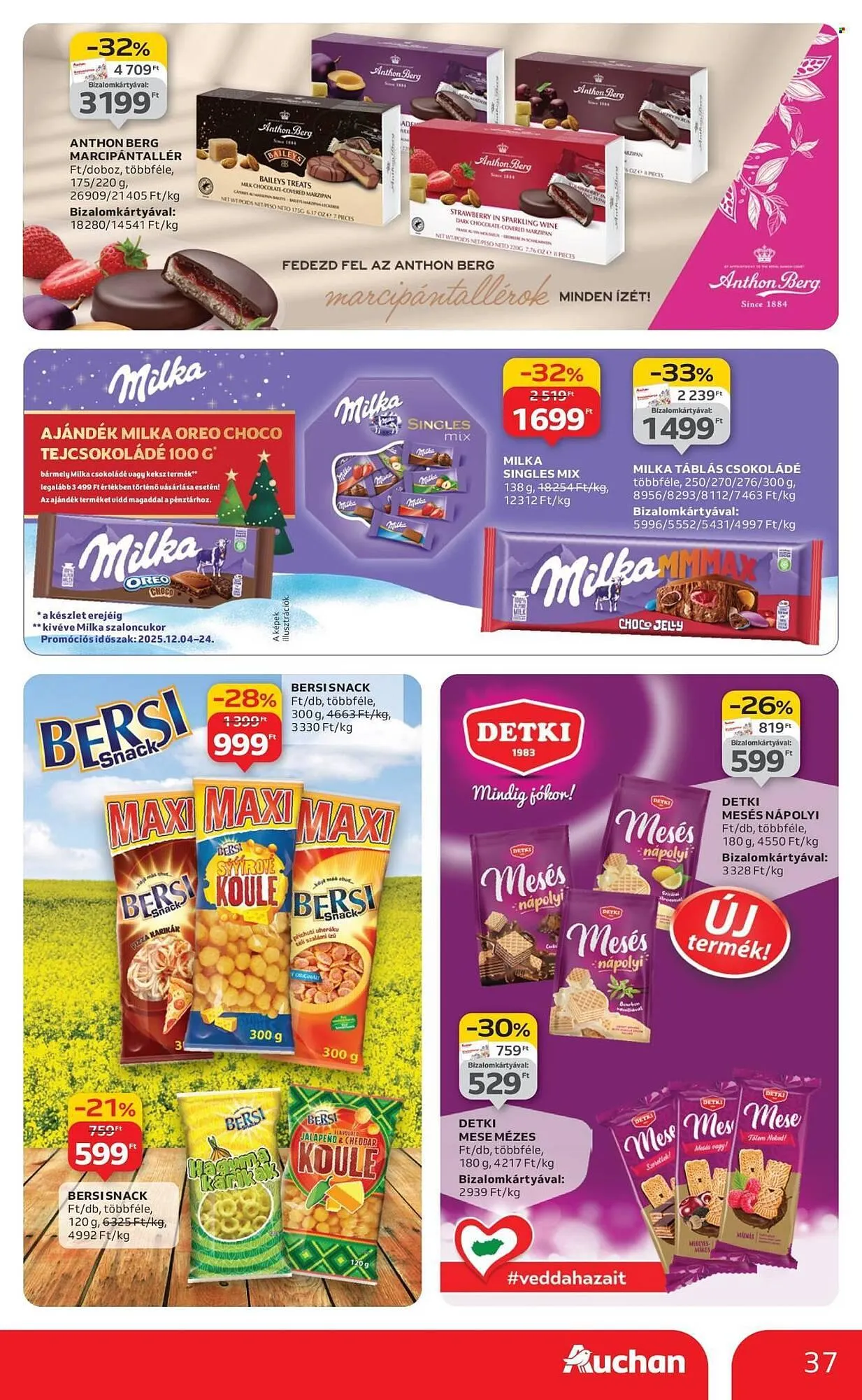 Katalógus Auchan akciós újság december 4.-tól december 10.-ig 2025. - Oldal 37