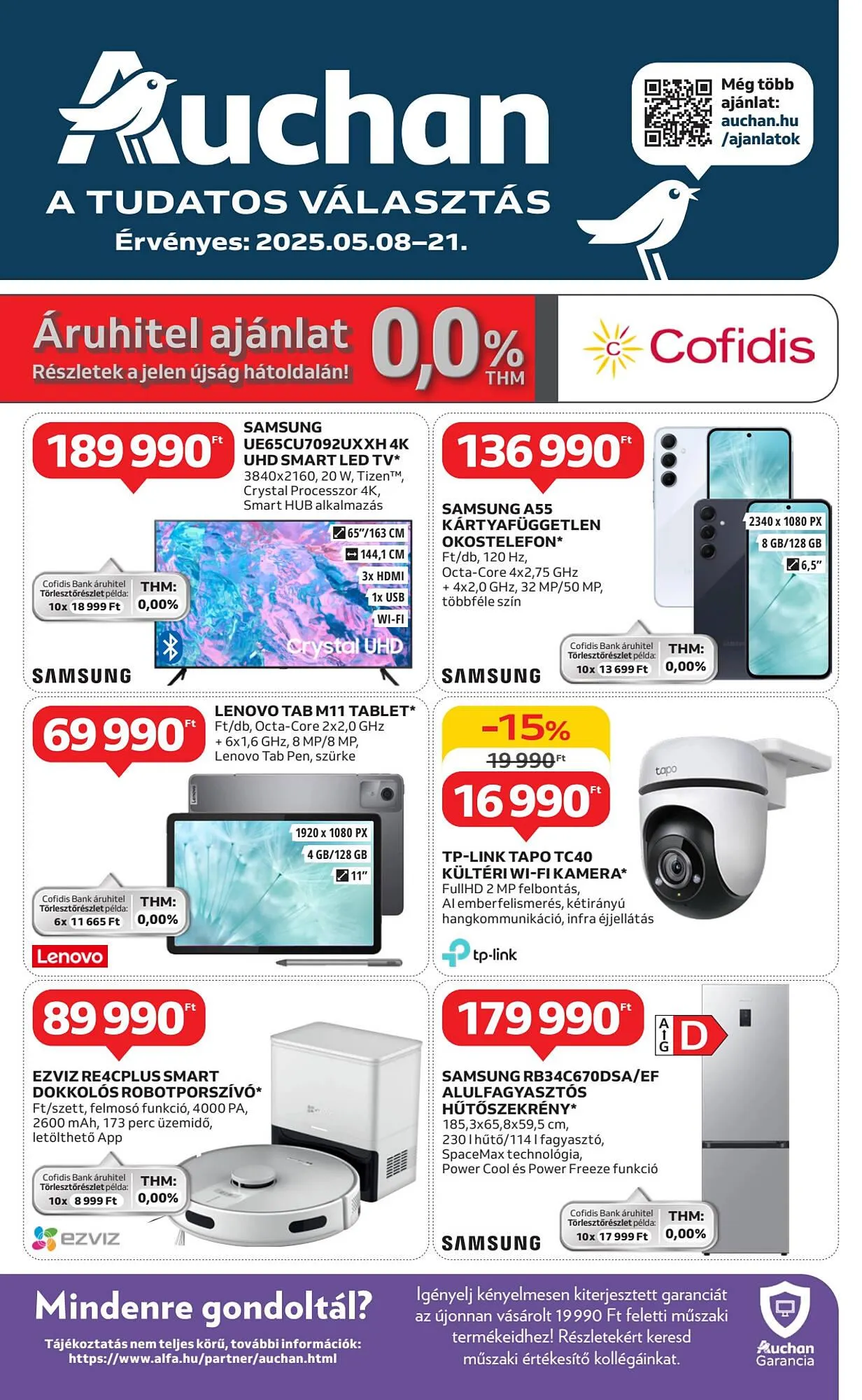 Katalógus Auchan akciós újság május 8.-tól május 21.-ig 2025. - Oldal 1