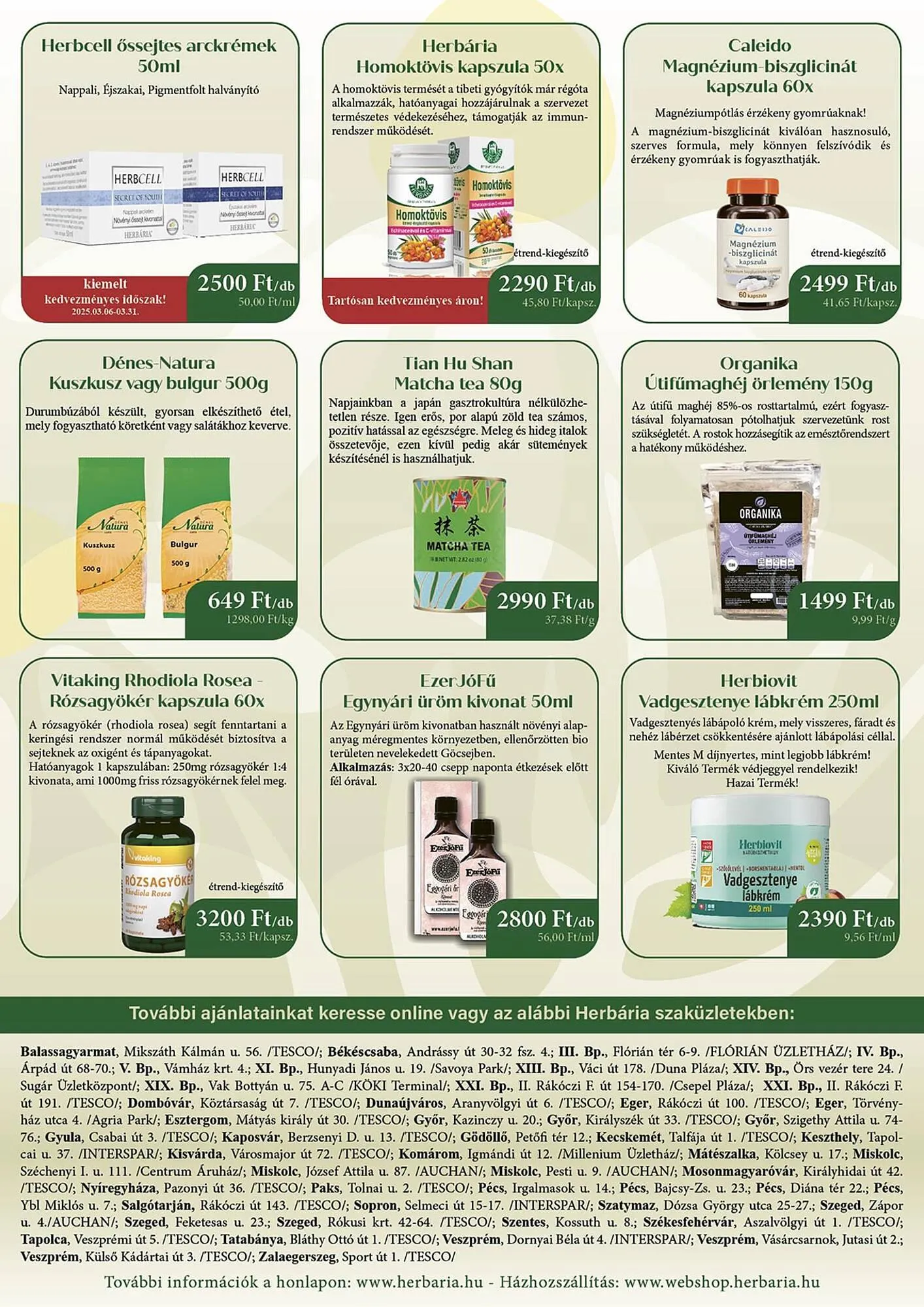 Katalógus Herbária akciós újság március 6.-tól március 20.-ig 2025. - Oldal 3