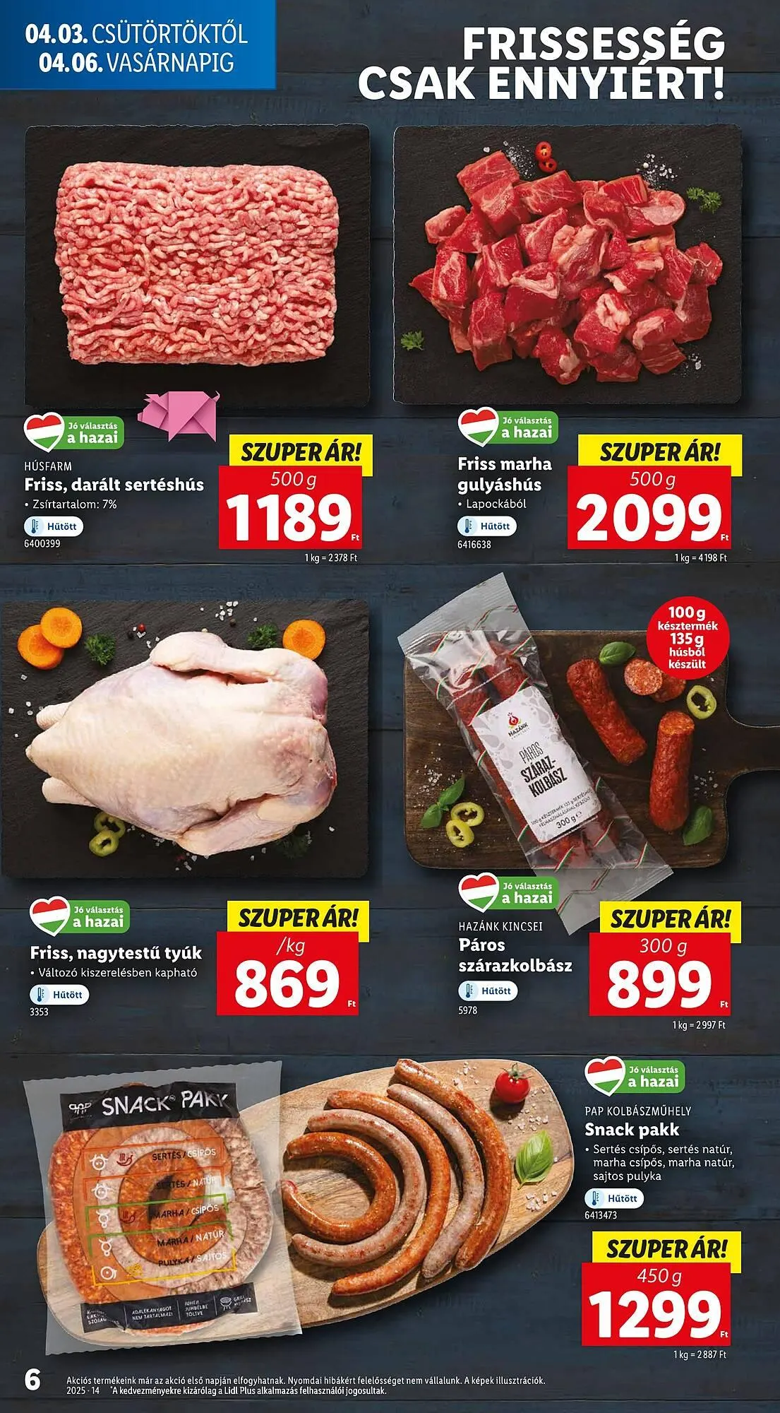 Katalógus Lidl akciós újság április 3.-tól április 9.-ig 2025. - Oldal 6