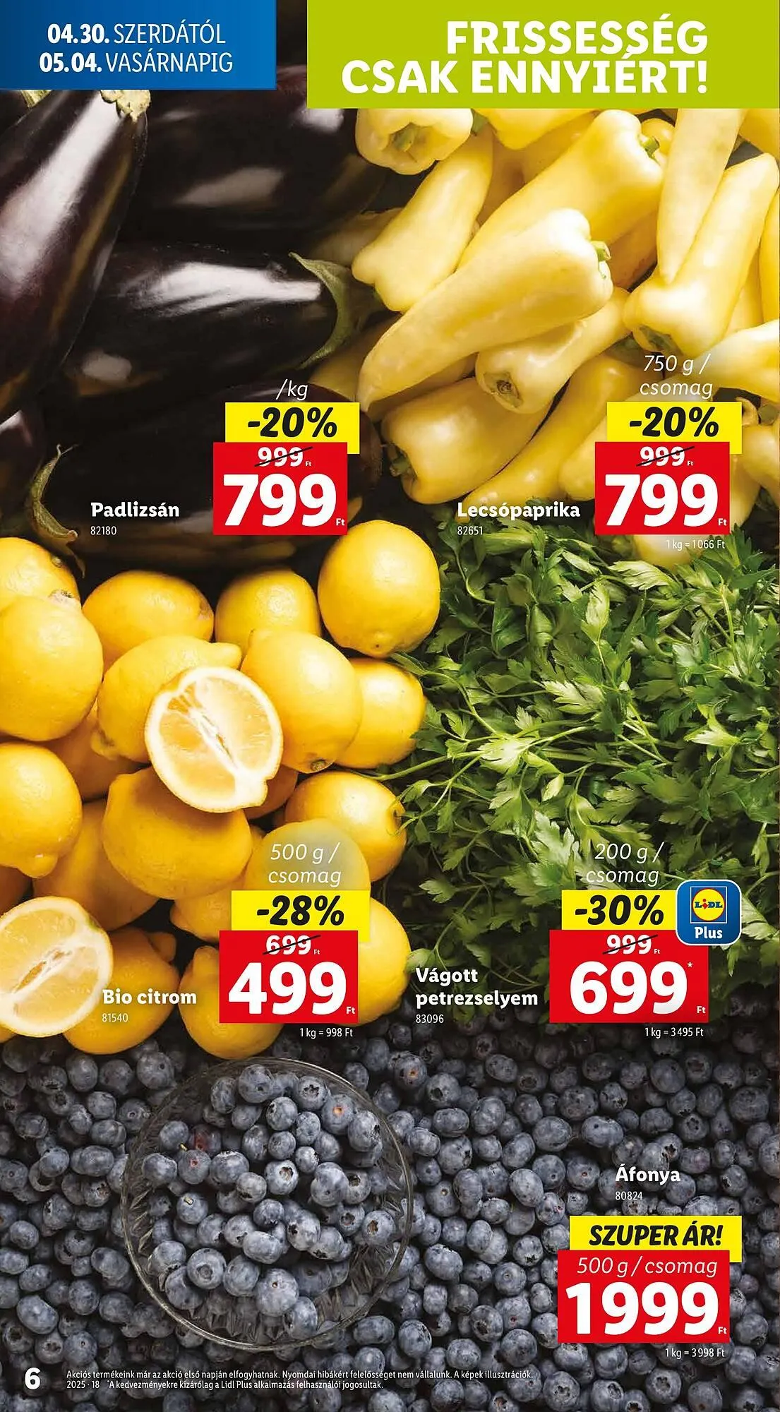 Katalógus Lidl akciós újság április 30.-tól május 4.-ig 2025. - Oldal 6