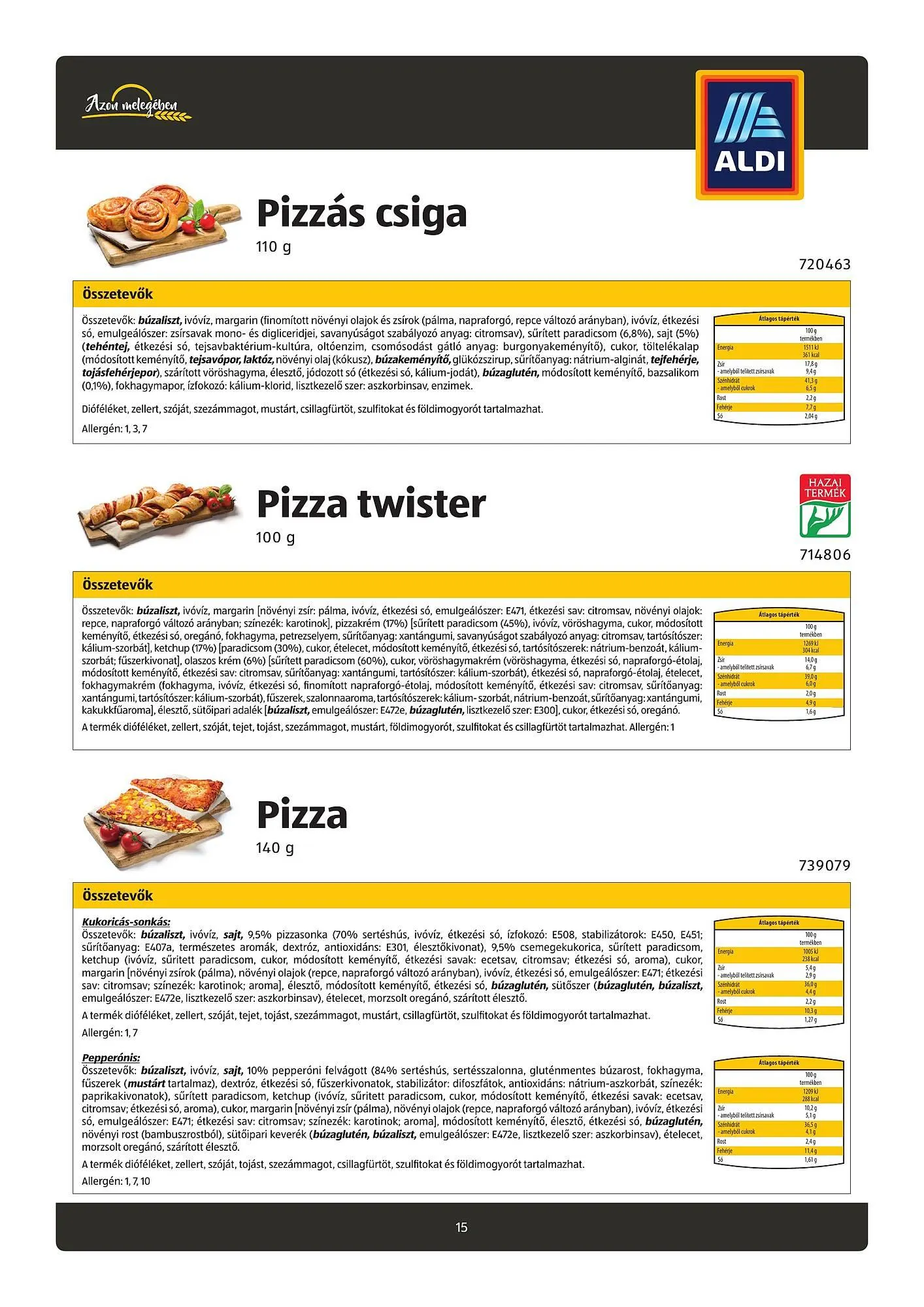 Katalógus ALDI akciós újság július 26.-tól november 18.-ig 2024. - Oldal 15