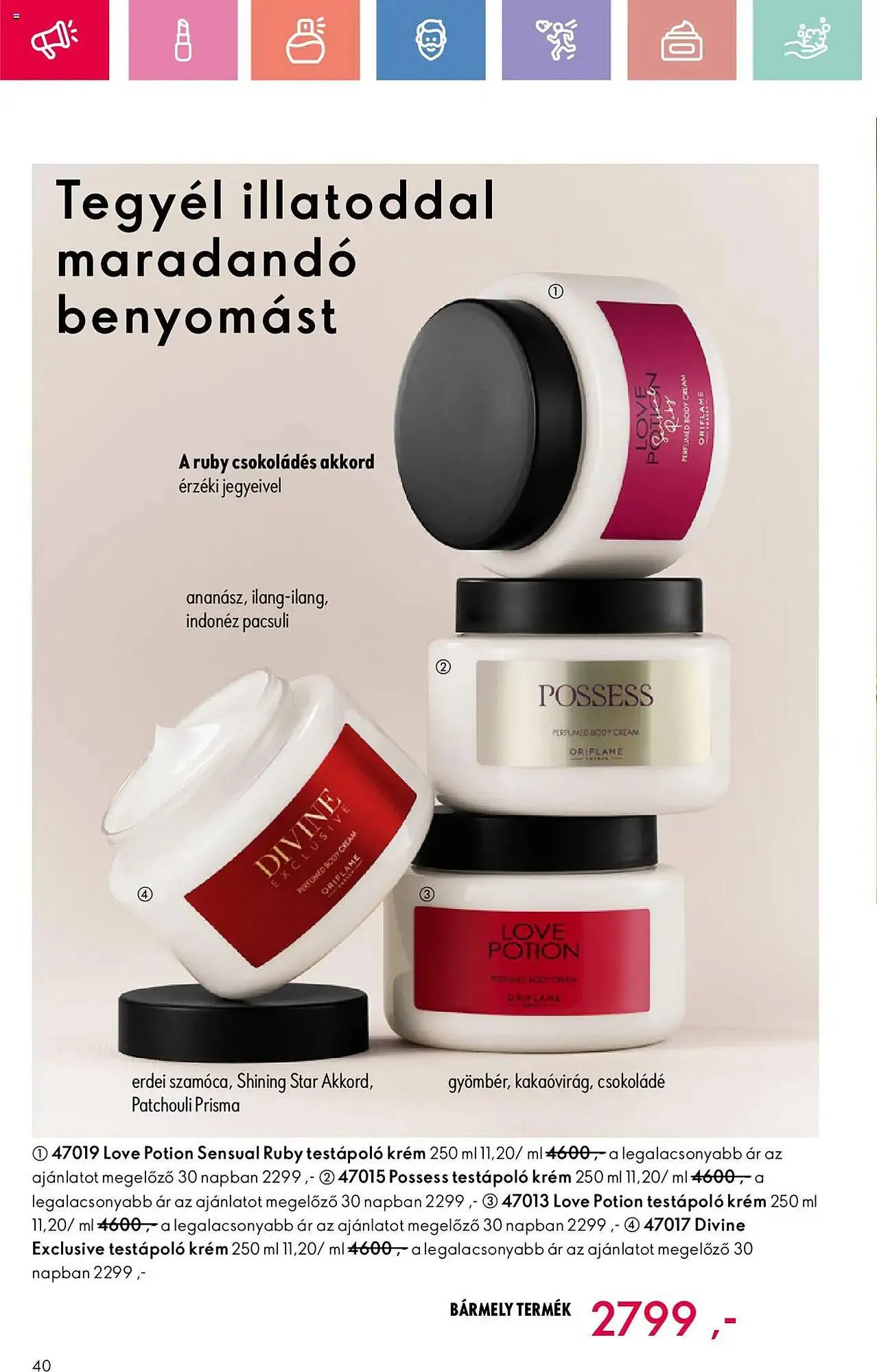Katalógus Oriflame akciós újság augusztus 17.-tól szeptember 6.-ig 2025. - Oldal 40