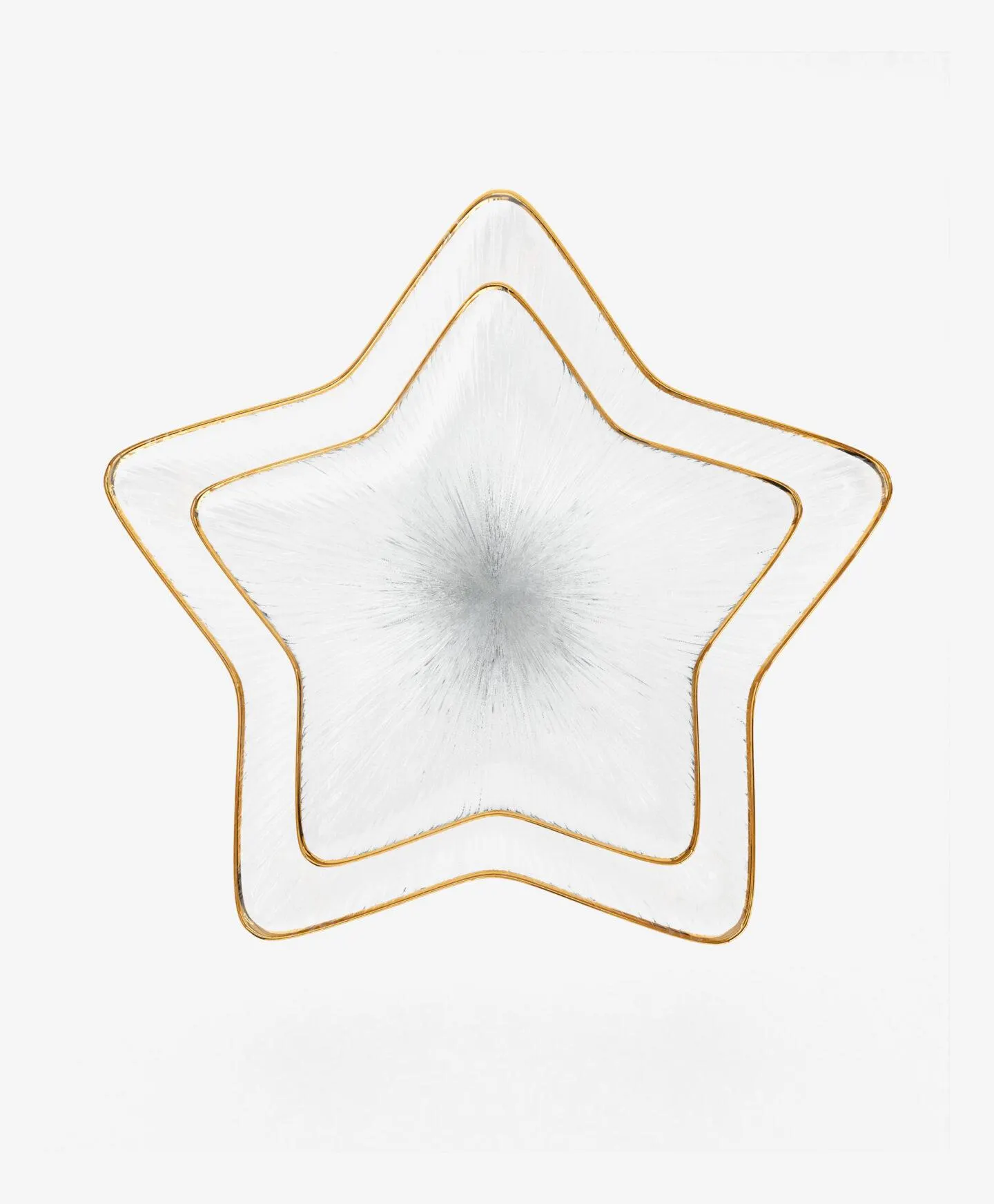 2 darabos csillag alakú tálalótál szett