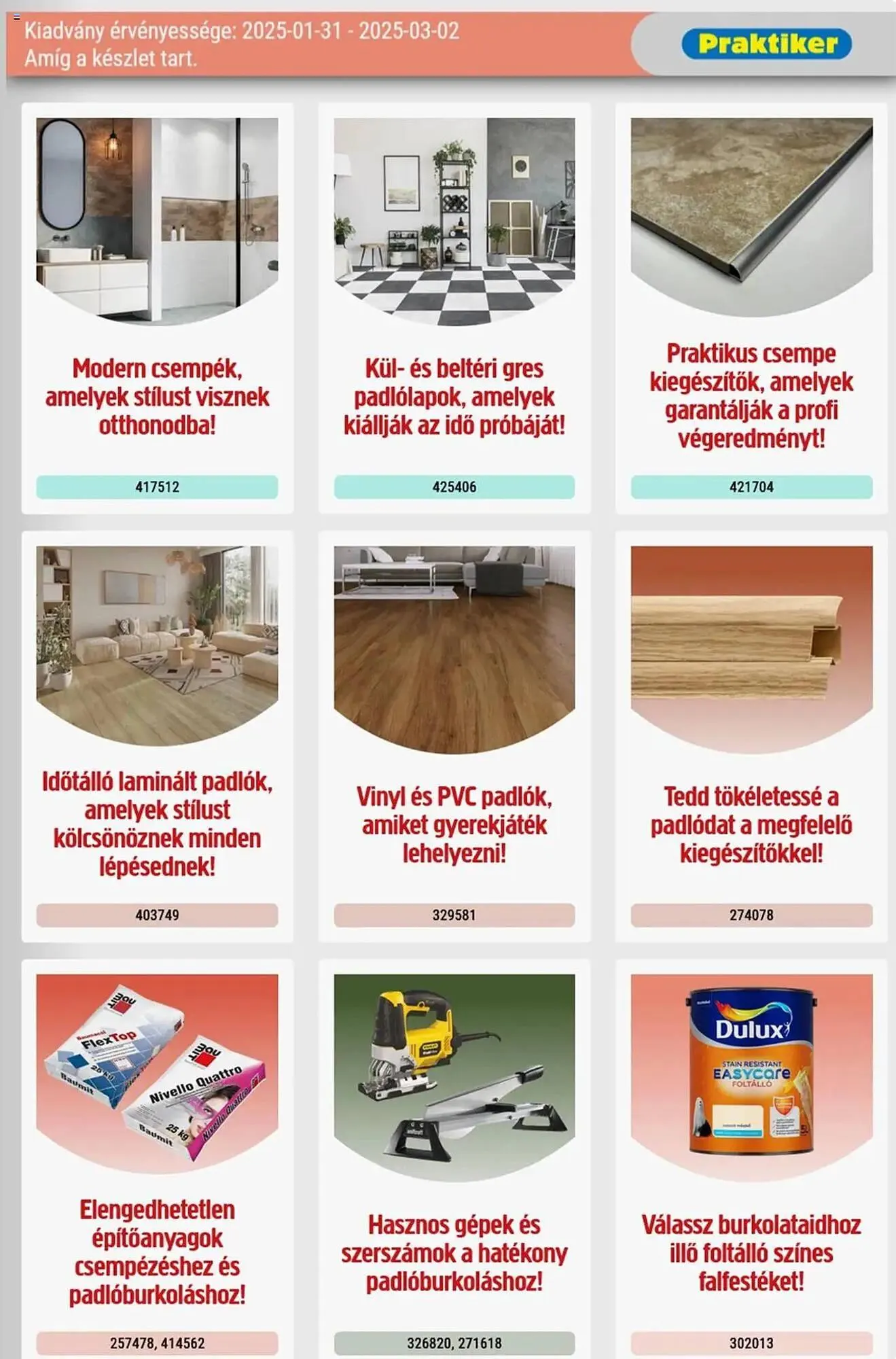 Katalógus Praktiker akciós újság január 31.-tól március 2.-ig 2025. - Oldal 3