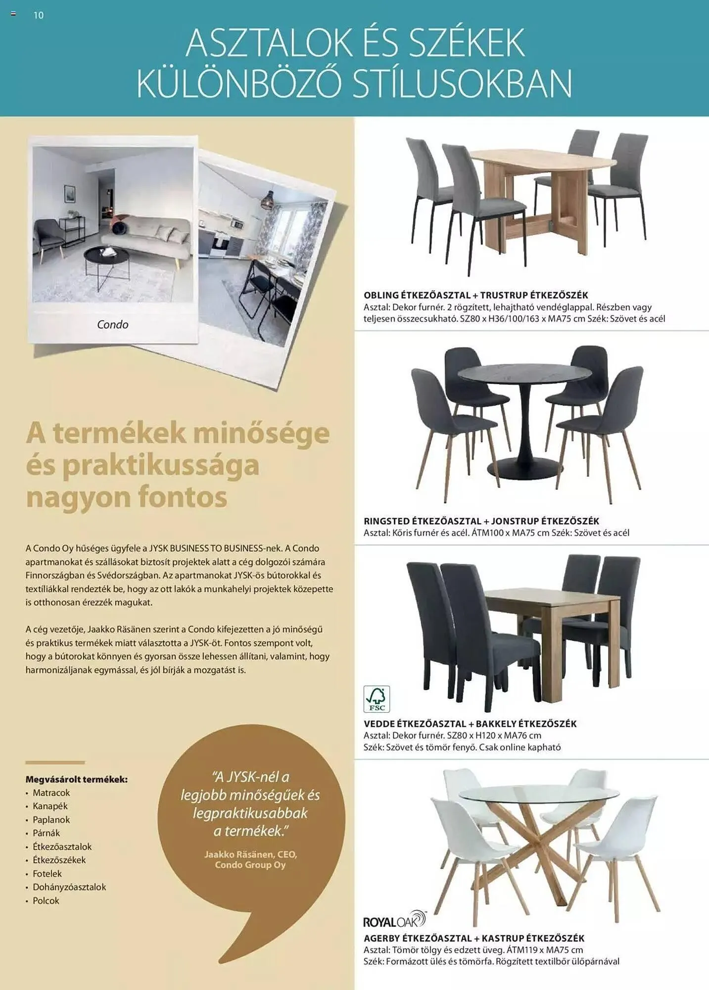 Katalógus JYSK akciós újság szeptember 1.-tól február 29.-ig 2024. - Oldal 10