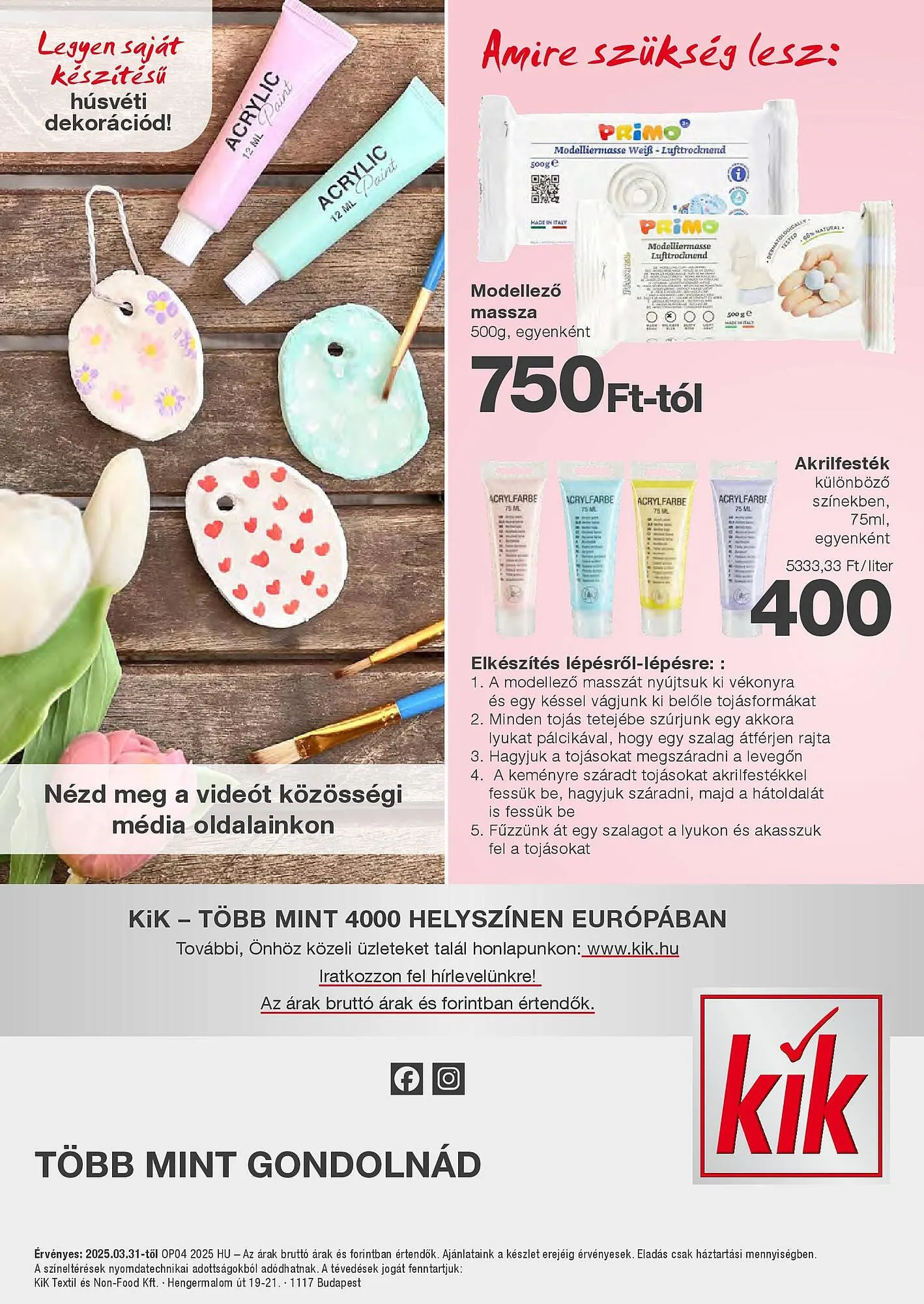 Katalógus Kik akciós újság március 28.-tól április 6.-ig 2025. - Oldal 27