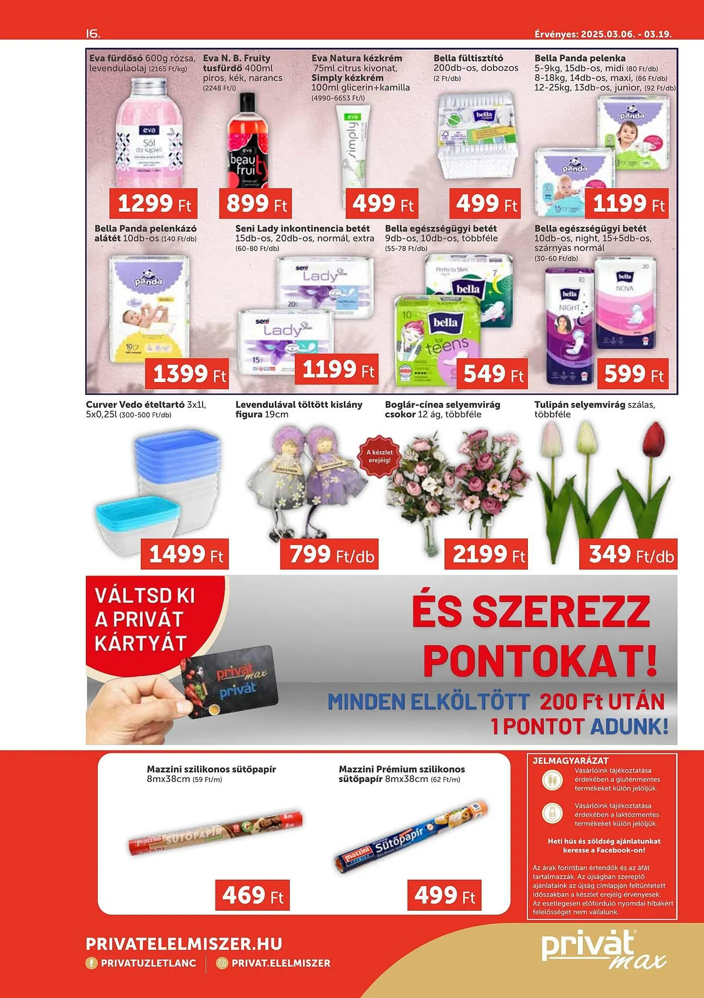 Katalógus PRIVÁT akciós újság március 6.-tól március 19.-ig 2025. - Oldal 16