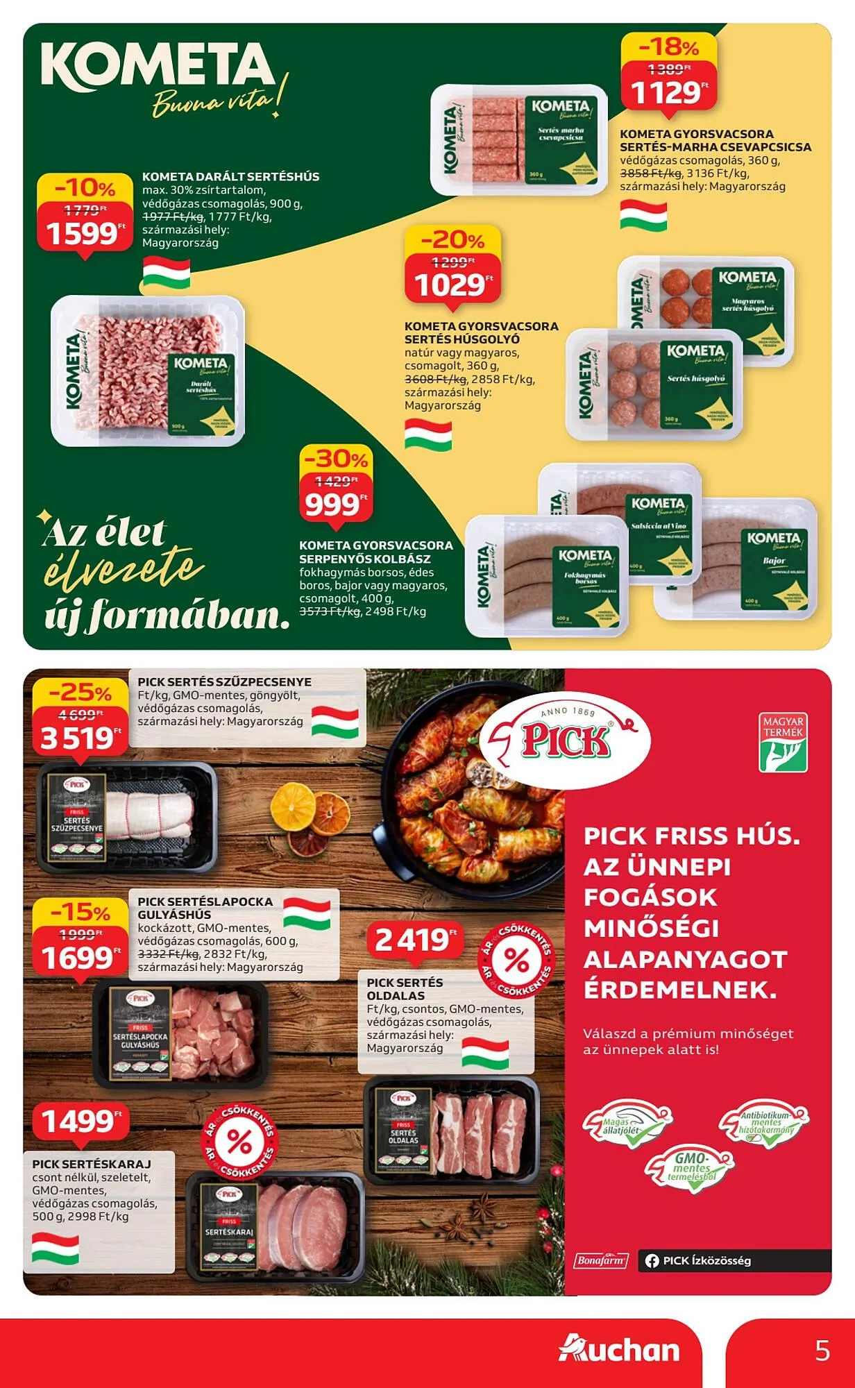 Katalógus Auchan akciós újság december 4.-tól december 10.-ig 2025. - Oldal 5