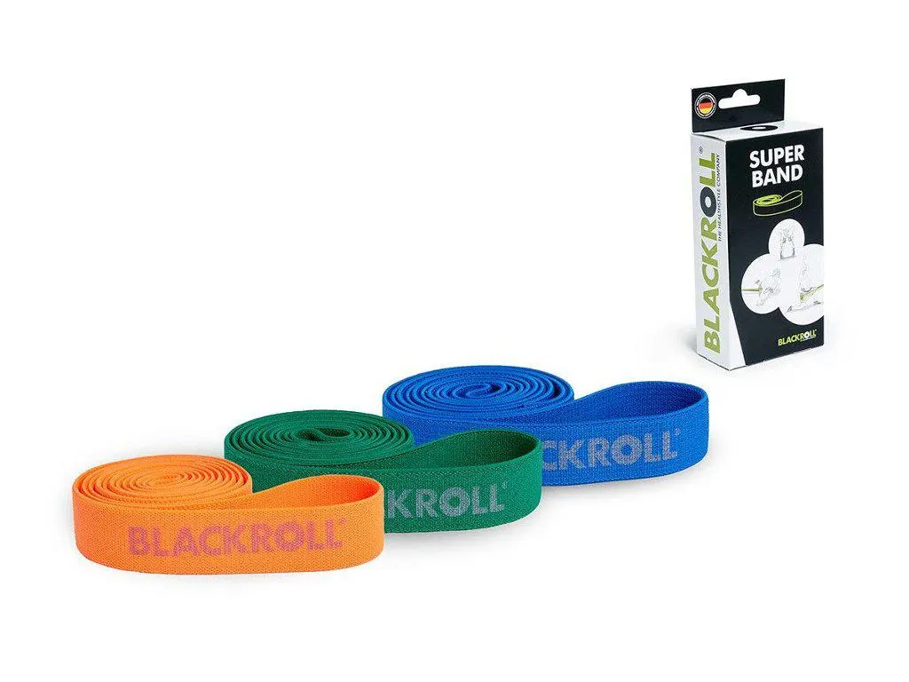 BlackRoll® Super Band szett - textilbe szőtt fitness gumikötél készlet