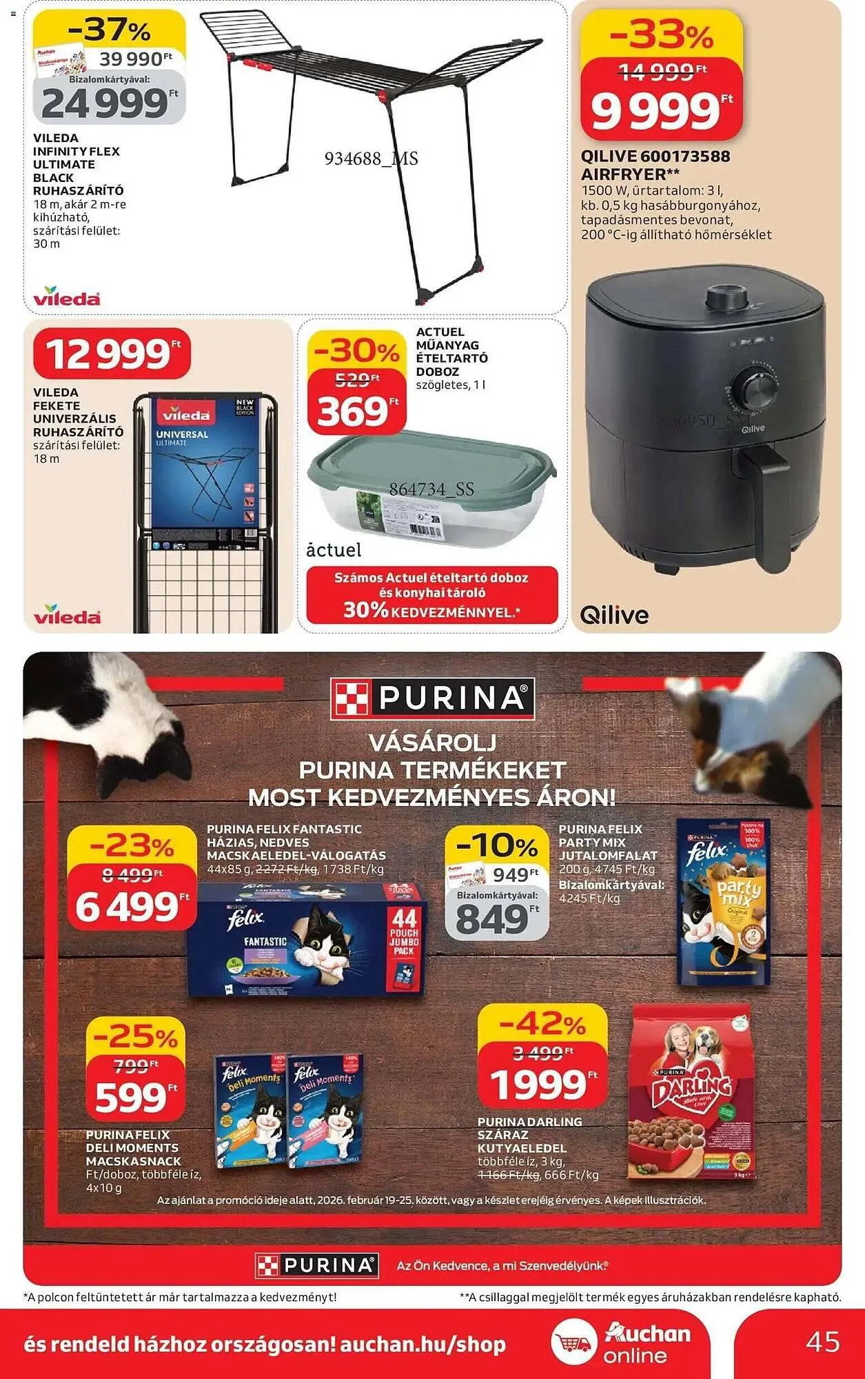 Katalógus Auchan akciós újság február 19.-tól február 25.-ig 2026. - Oldal 45