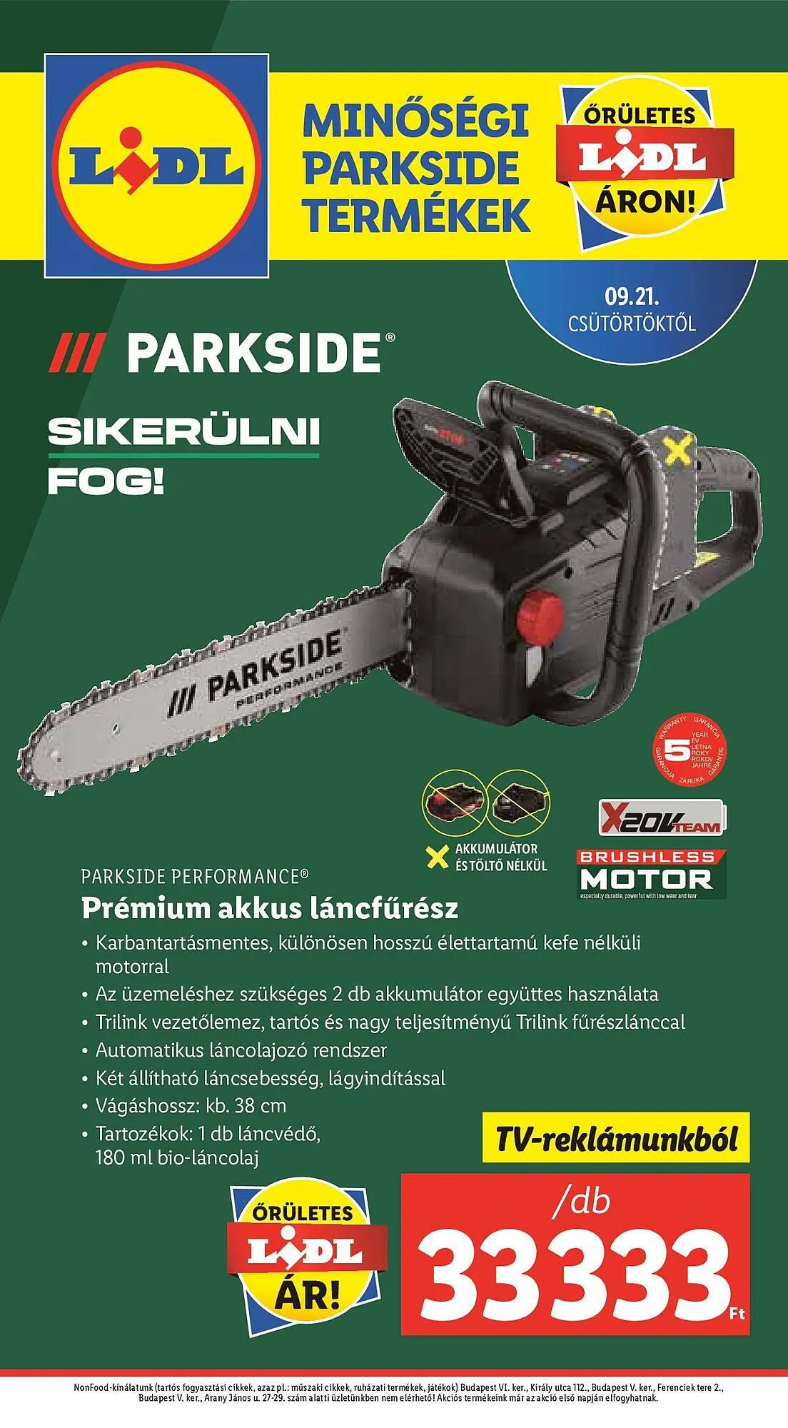 Katalógus Lidl akciós újság szeptember 21.-tól szeptember 27.-ig 2023. - Oldal 1