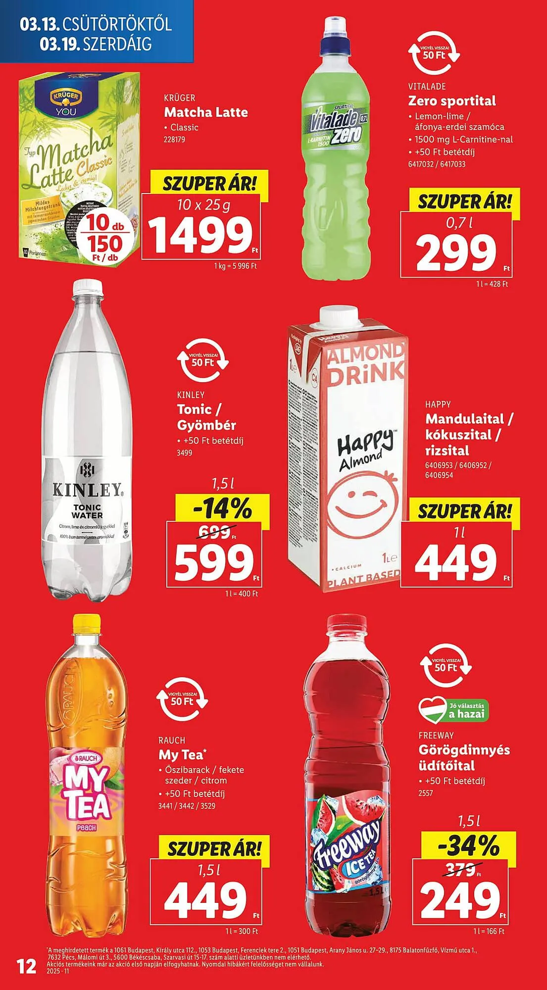Katalógus Lidl akciós újság március 13.-tól március 19.-ig 2025. - Oldal 12