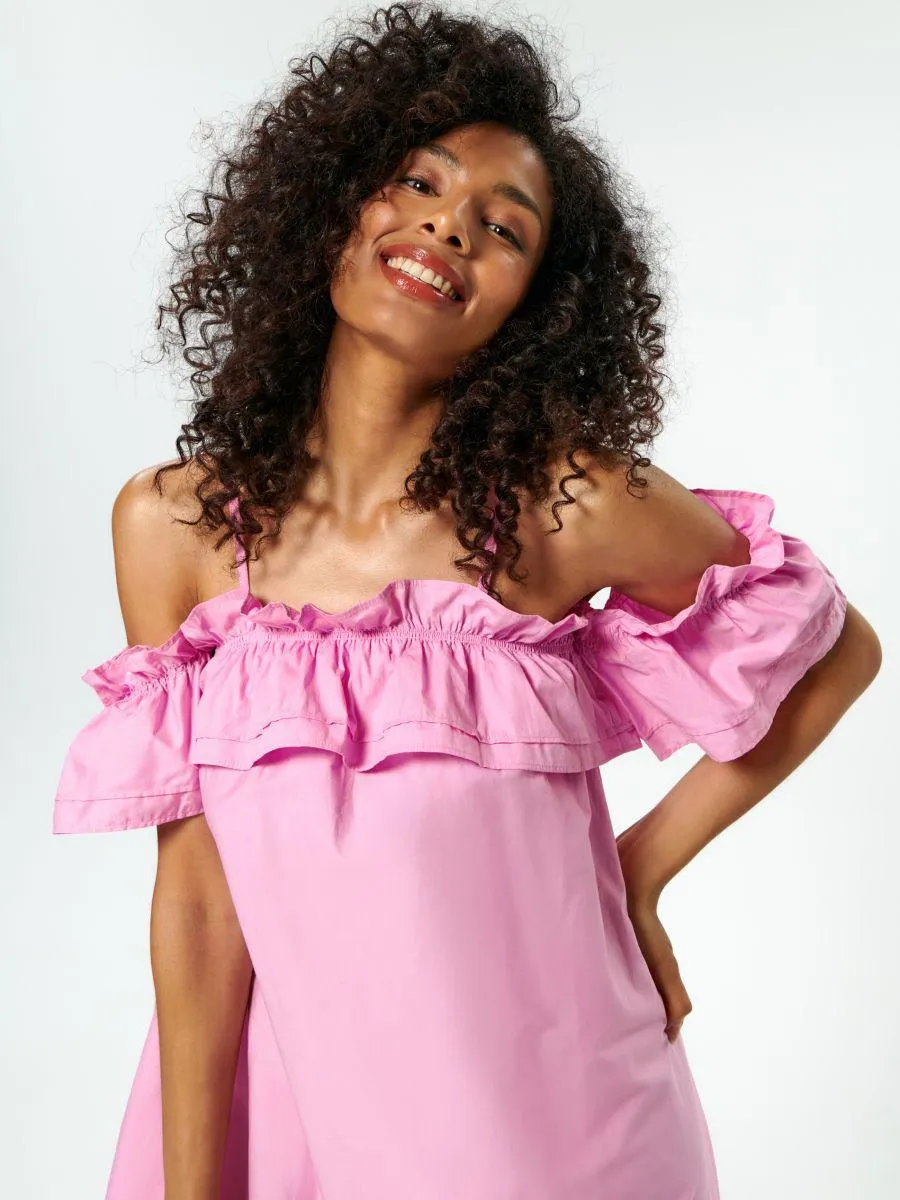 Midiruha fodros díszítésekkel