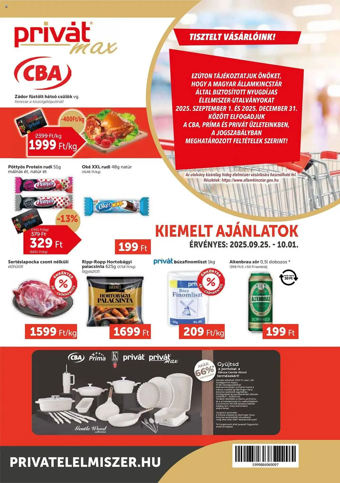 PRIVÁT akciós újság - 1