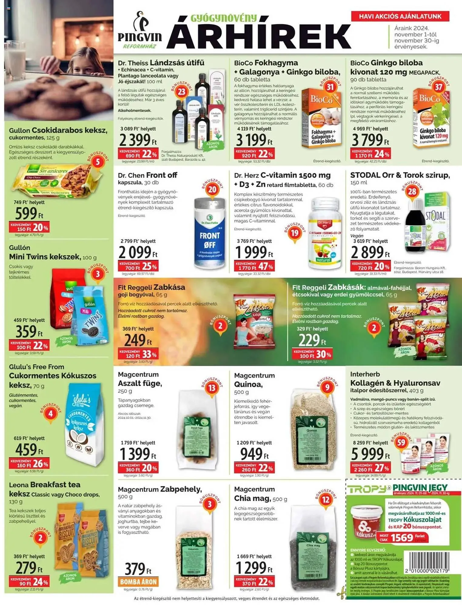 Katalógus Pingvin Patika akciós újság november 1.-tól november 30.-ig 2024. - Oldal 2