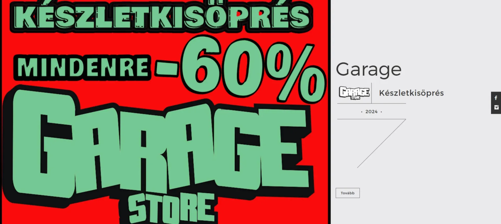 Garage Store akciós újság - 1