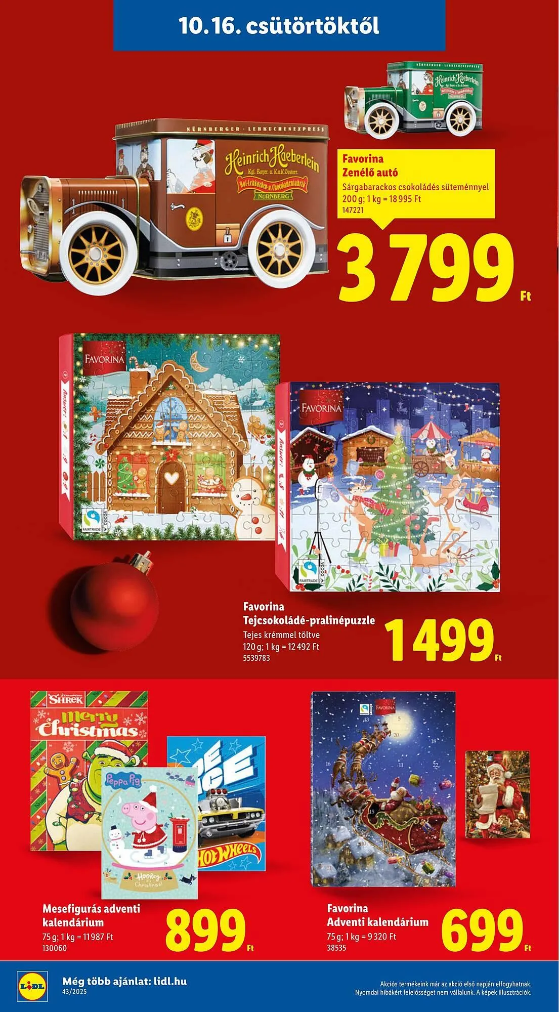 Katalógus Lidl akciós újság október 16.-tól december 24.-ig 2025. - Oldal 12