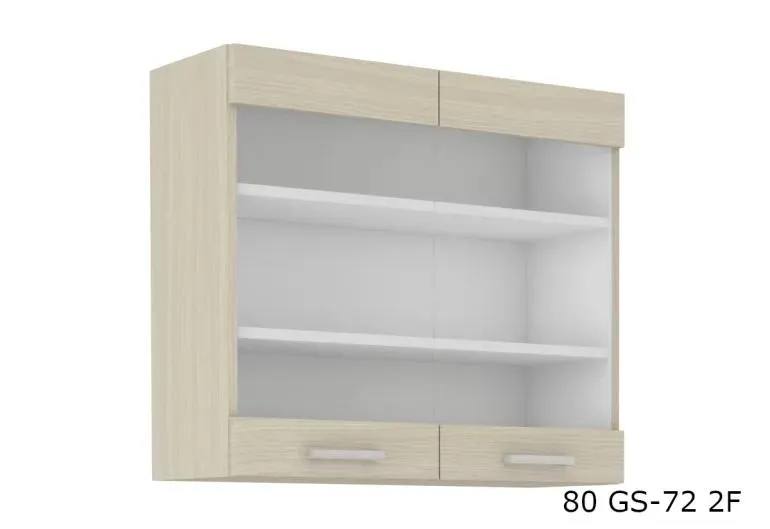 AVIGNON üvegezett felső konyhaszekrény