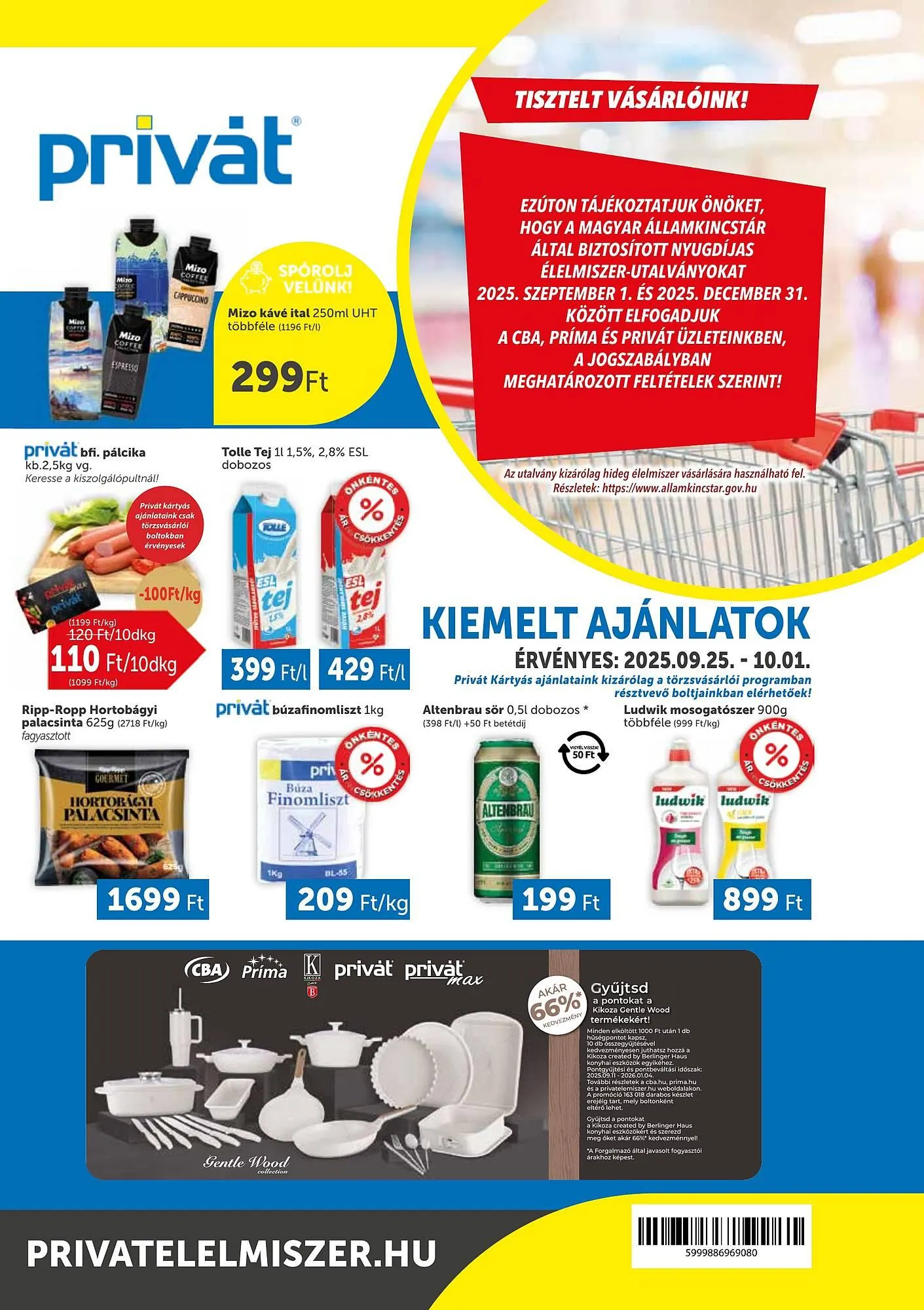 PRIVÁT akciós újság - 1