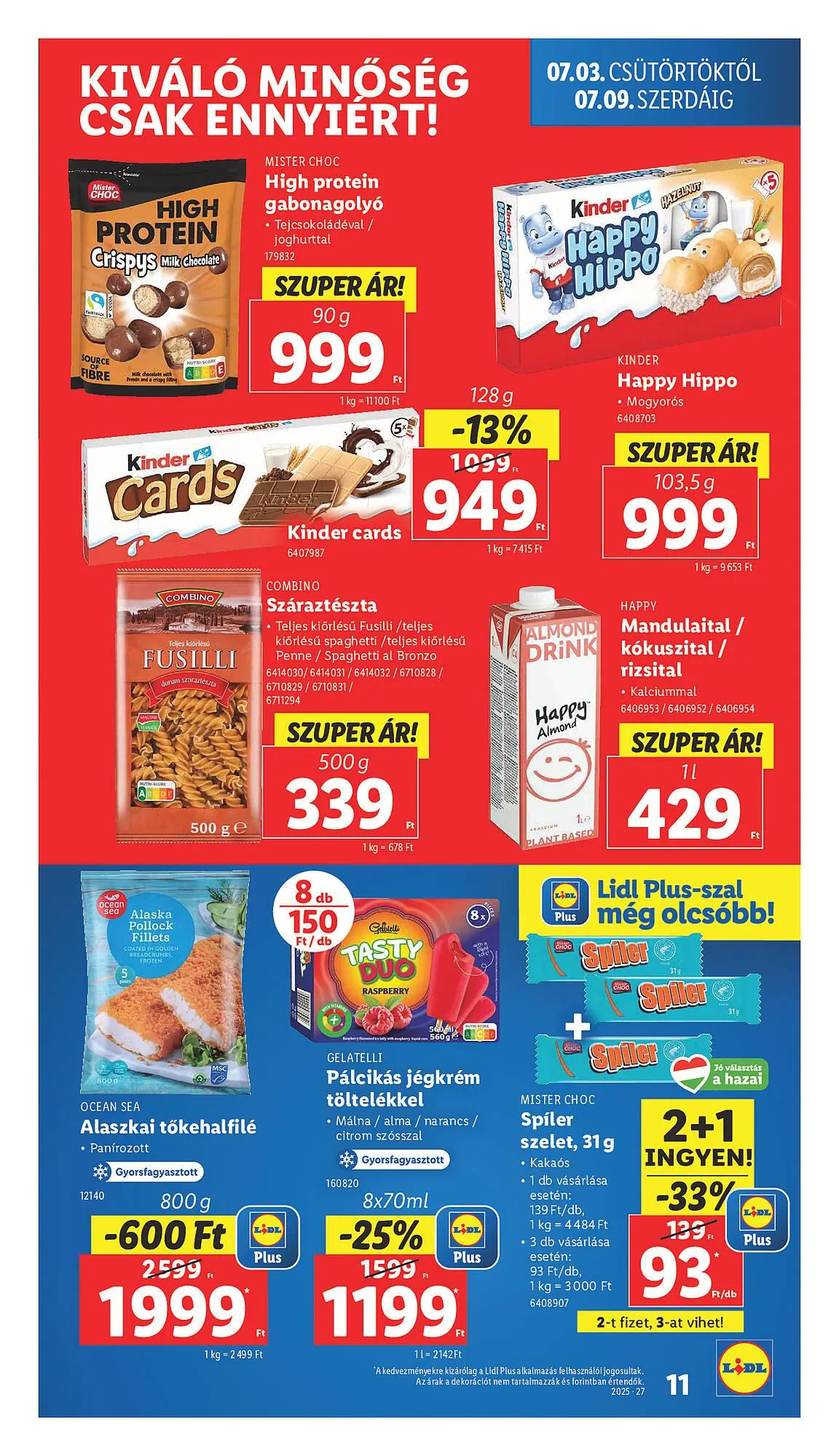 Katalógus Lidl akciós újság július 3.-tól július 9.-ig 2025. - Oldal 11