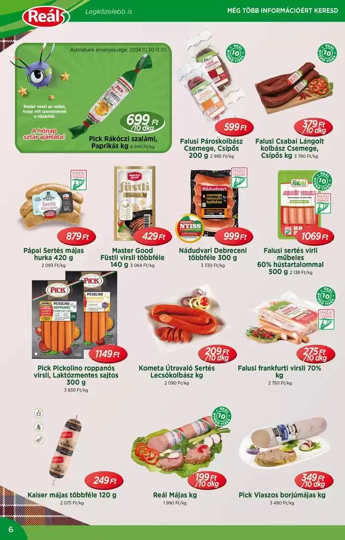 Katalógus Országos Ajánlatok október 29.-tól november 12.-ig 2024. - Oldal 6