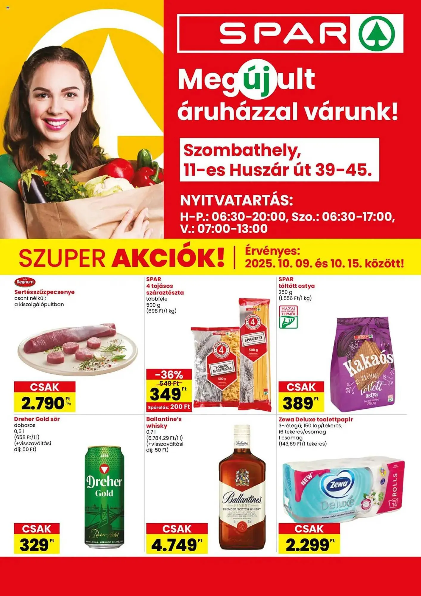 Katalógus Spar akciós újság október 9.-tól október 15.-ig 2025. - Oldal 1