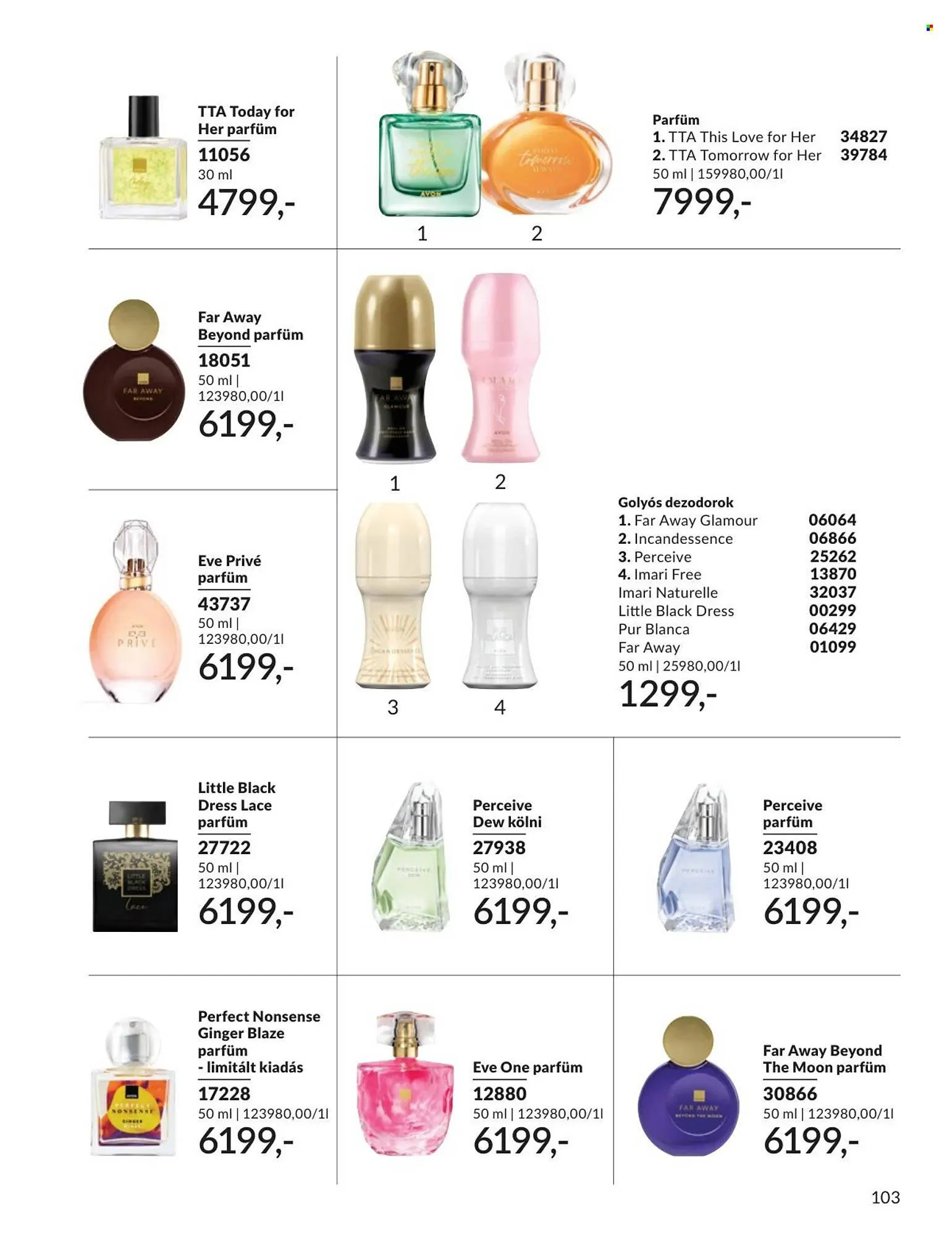 Katalógus AVON katalógus január 1.-tól január 31.-ig 2026. - Oldal 103