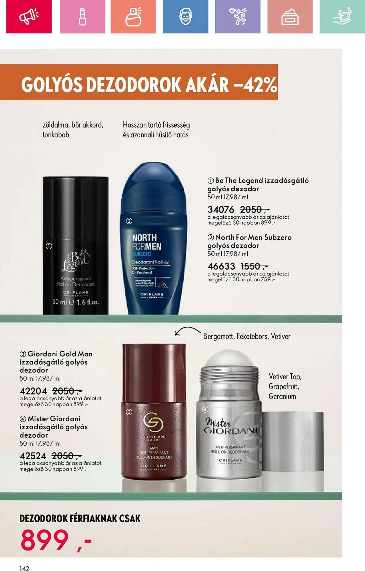 Katalógus Oriflame akciós újság augusztus 17.-tól szeptember 6.-ig 2025. - Oldal 142