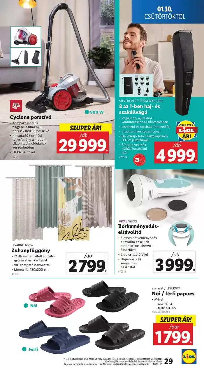 Katalógus Akciós újság – 05. hét január 30.-tól február 5.-ig 2025. - Oldal 29