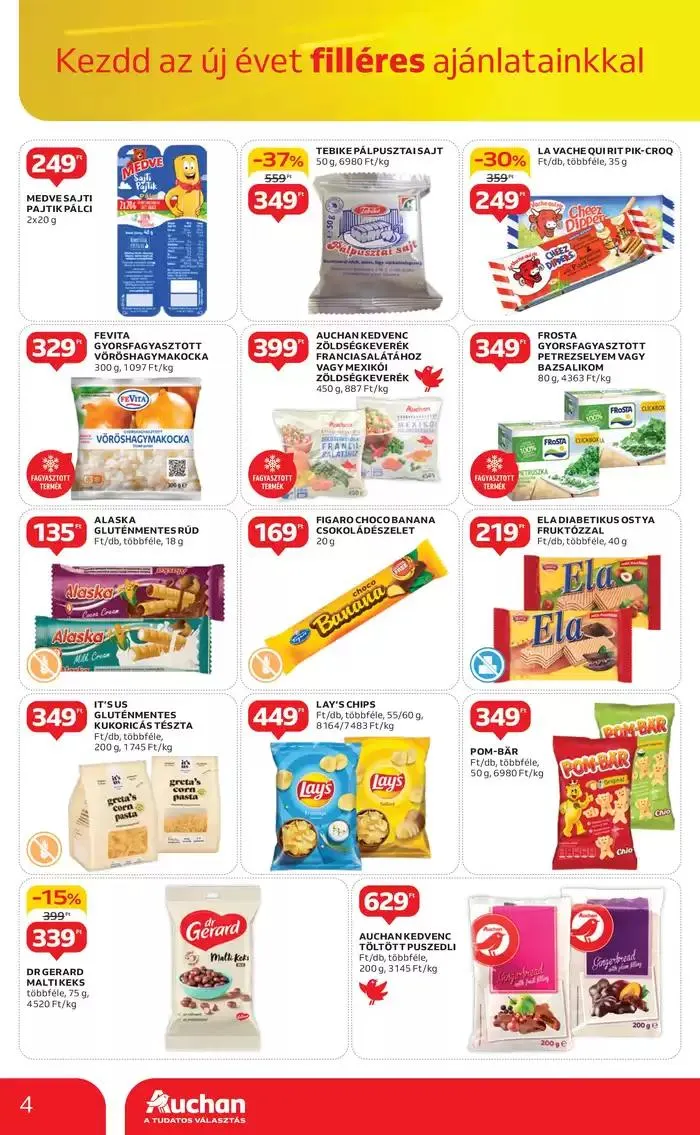 Katalógus Vonzó különleges ajánlatok mindenki számára január 13.-tól február 5.-ig 2025. - Oldal 4