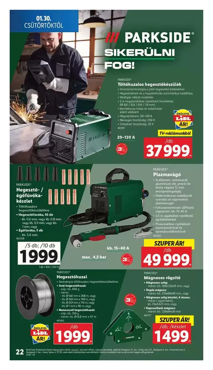 Katalógus Akciós újság – 05. hét január 30.-tól február 5.-ig 2025. - Oldal 22