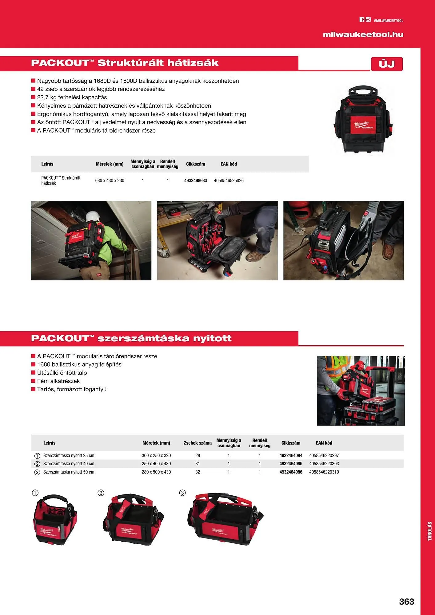 Katalógus Milwaukee akciós újság szeptember 16.-tól december 31.-ig 2025. - Oldal 363