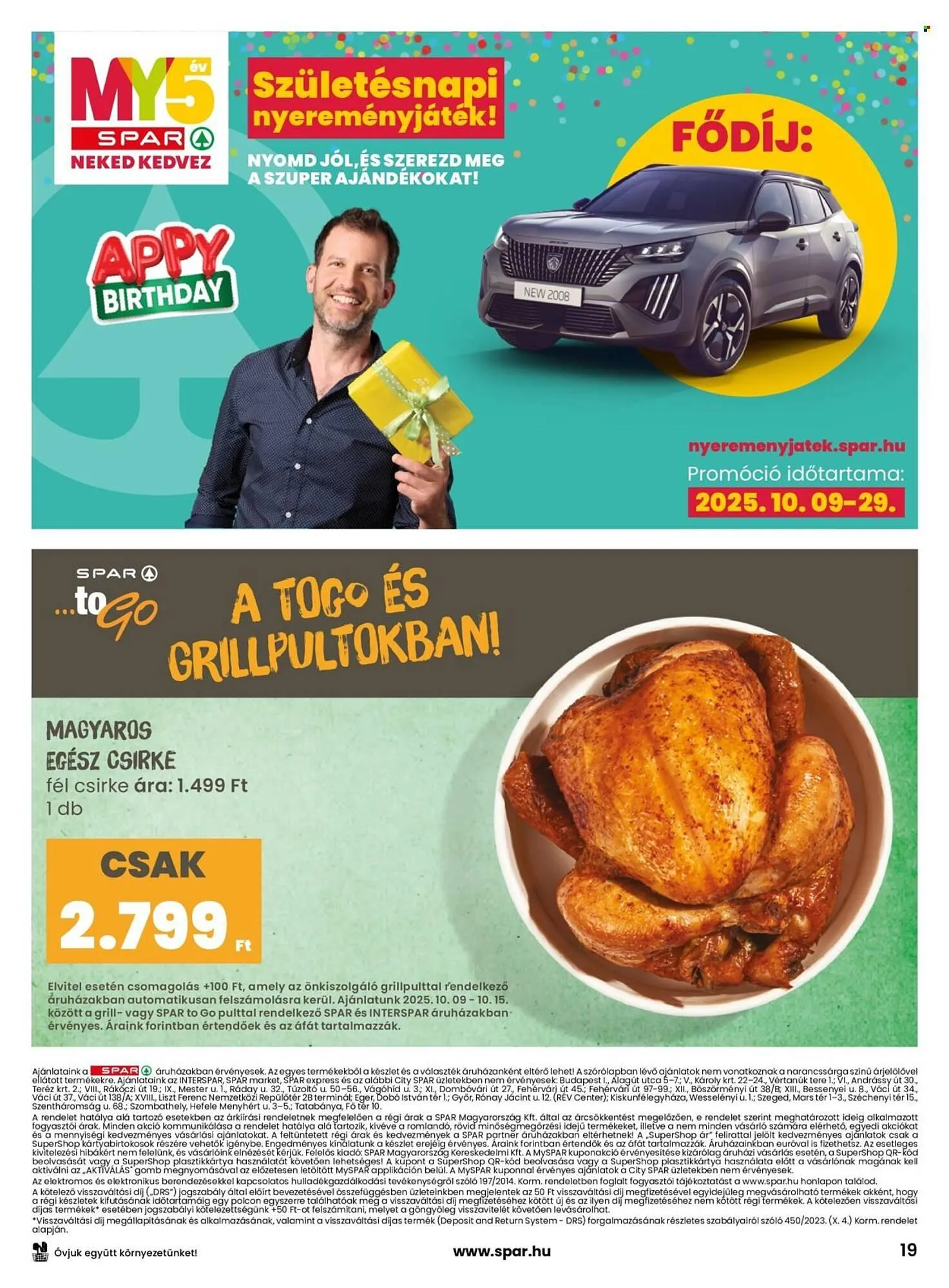 Katalógus Spar akciós újság október 9.-tól október 15.-ig 2025. - Oldal 19